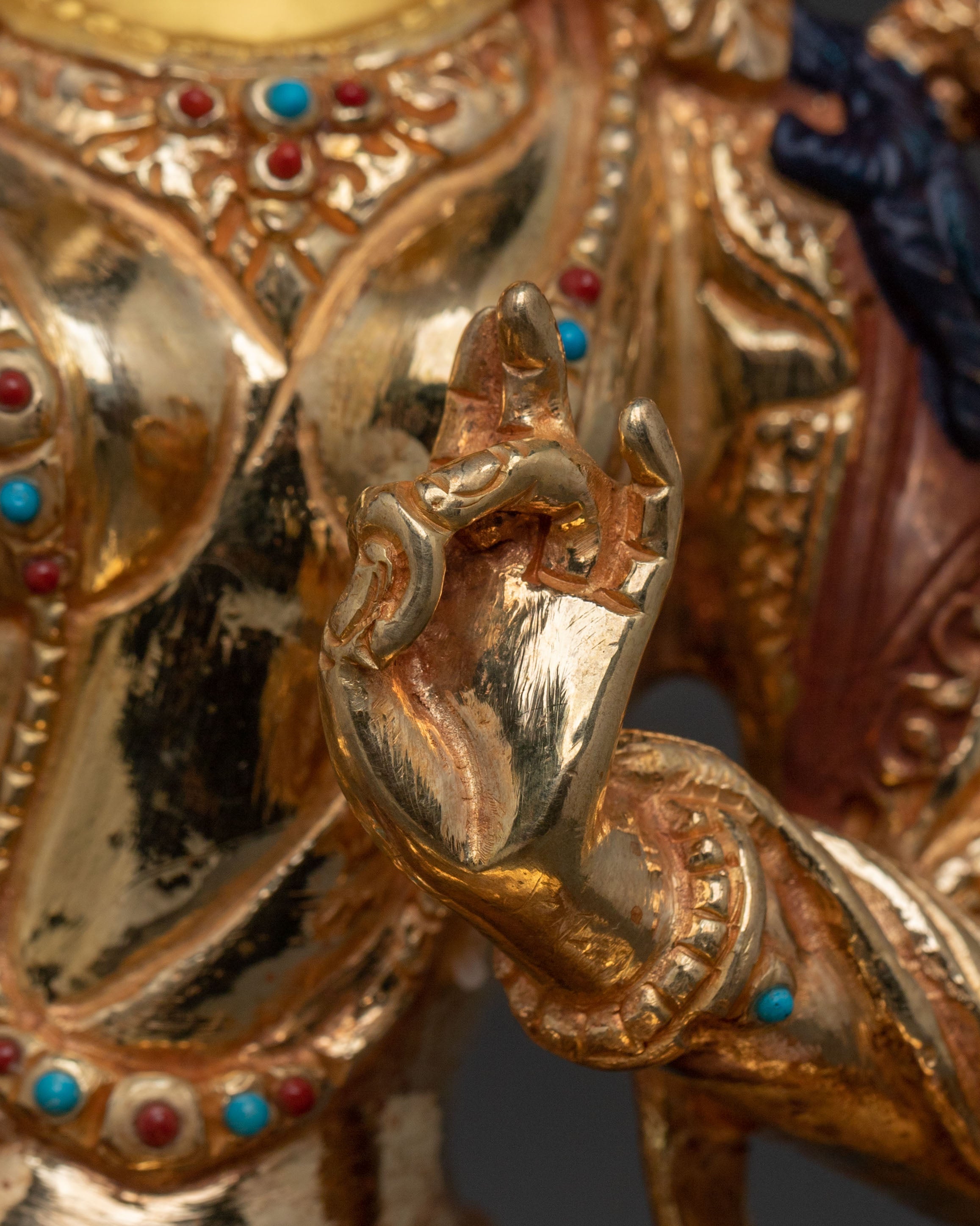 Green Tara Golden Figure | Healing Power