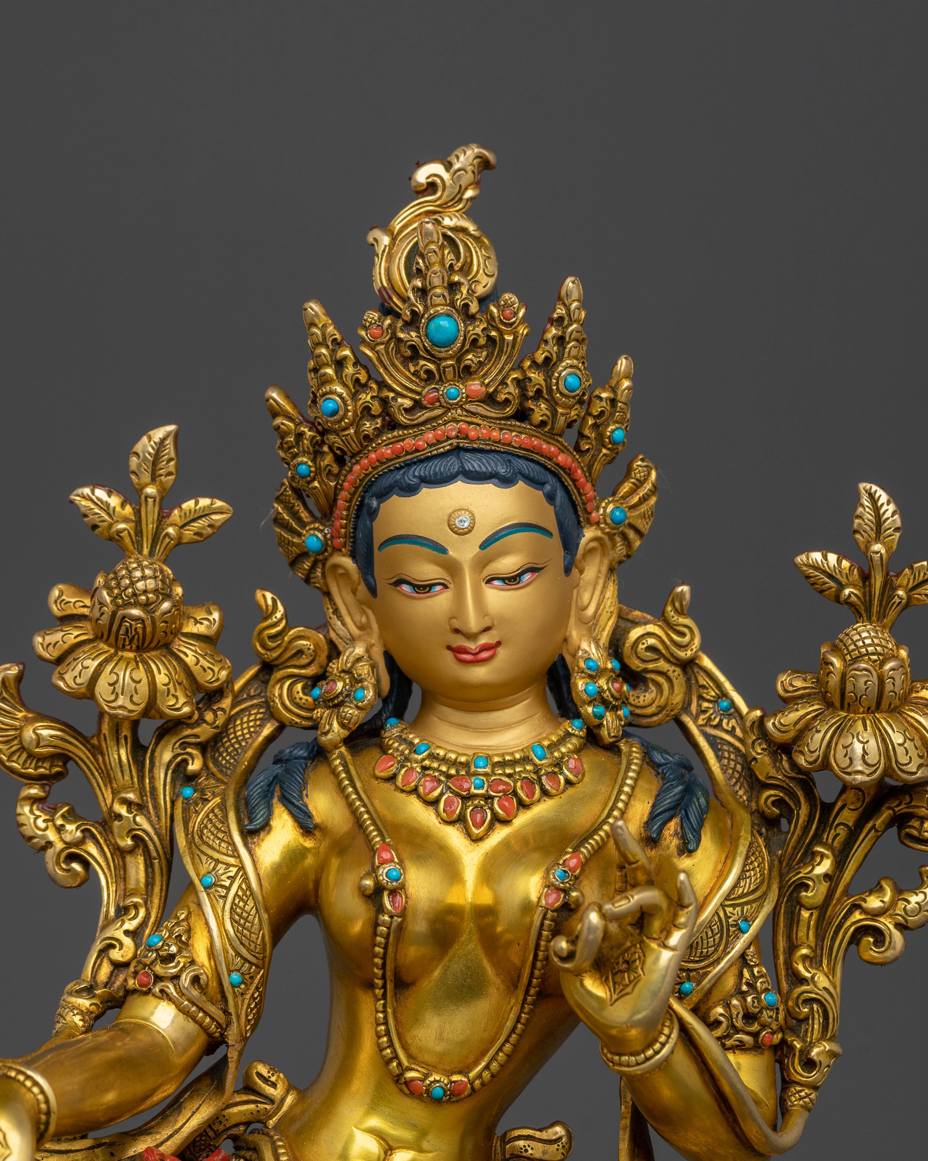 Green Tara Sculpture | Healing Goddess