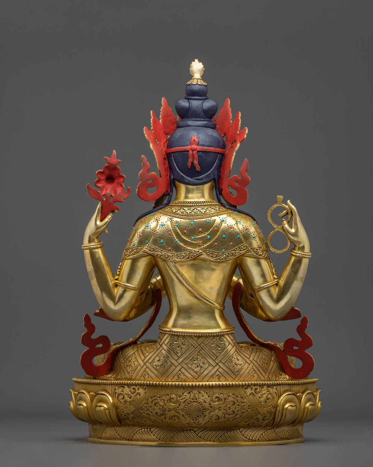 Himalayan Figurine of Chenrezig | Embodiment of Infinite Compassion