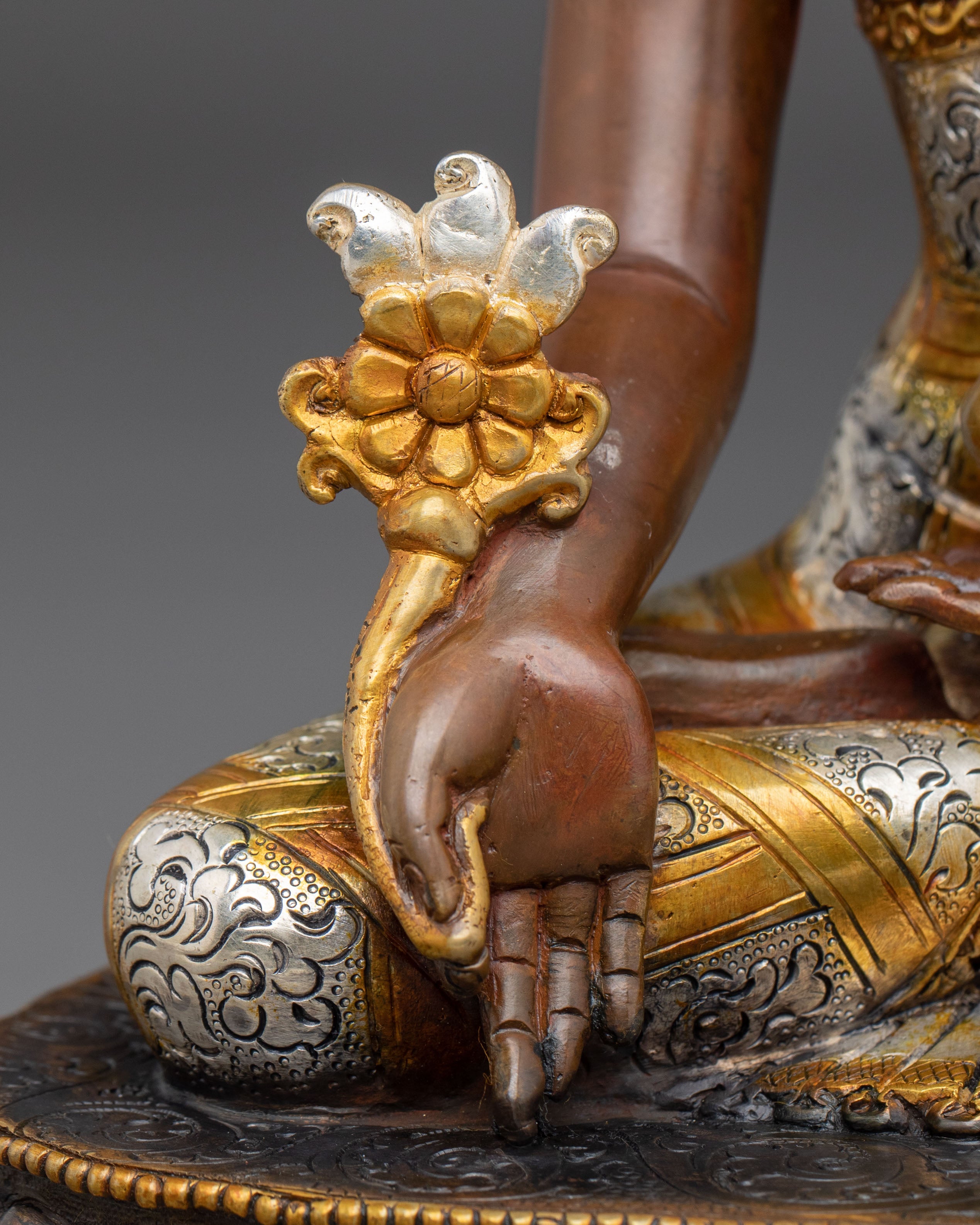 Medicine Buddha Statue | Hand-Gilded Serenity