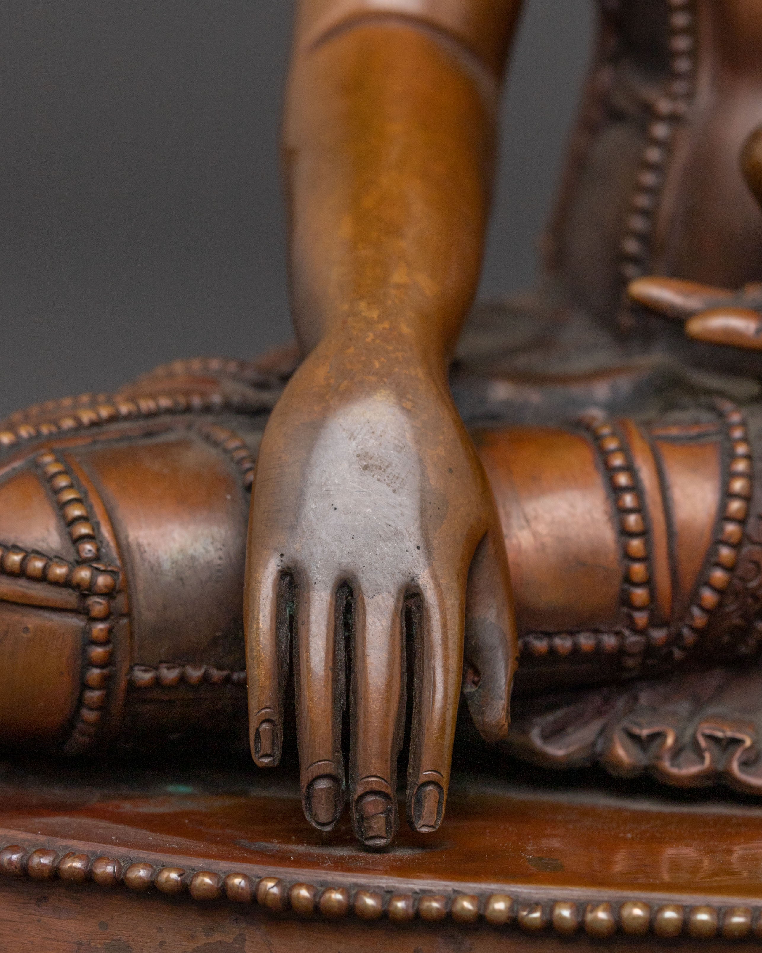 Shakyamuni Buddha Statue with Crown | Meditation Figure