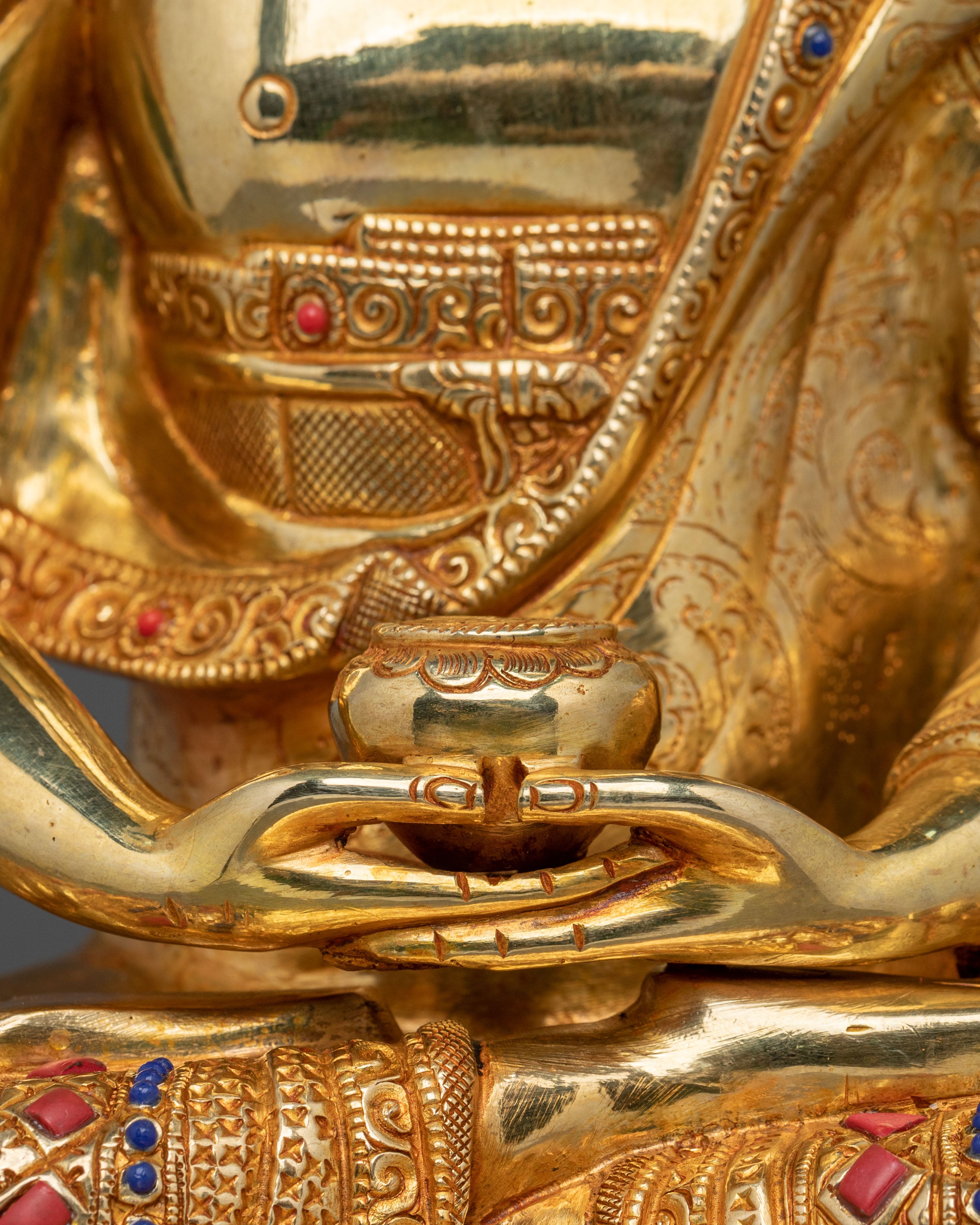 Divine Three Buddha Statue Set | Handcrafted Nepal Artistry