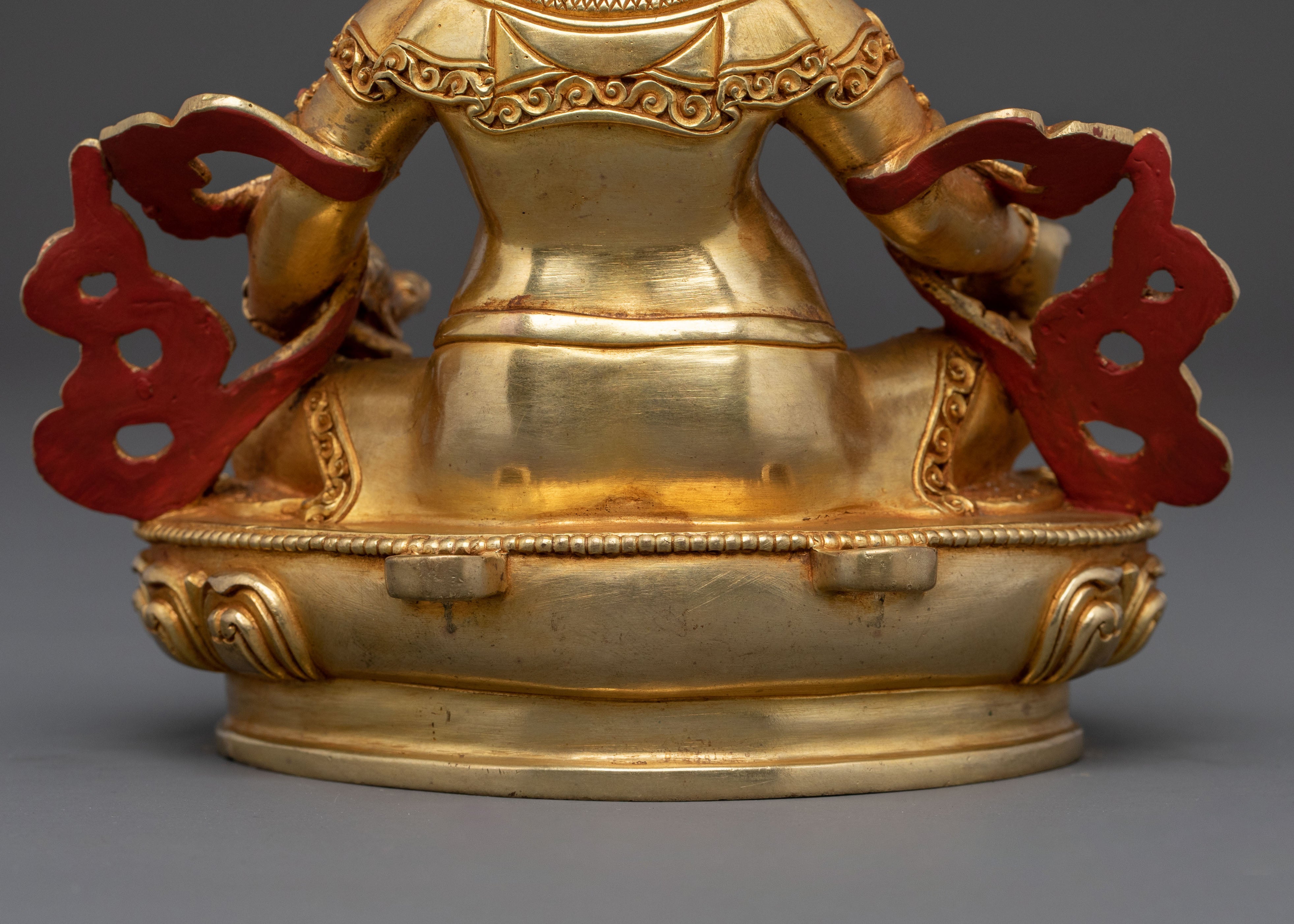 Guardians of Wealth and Prosperity Dzambhala | 24K Gold Gilded Sculpture