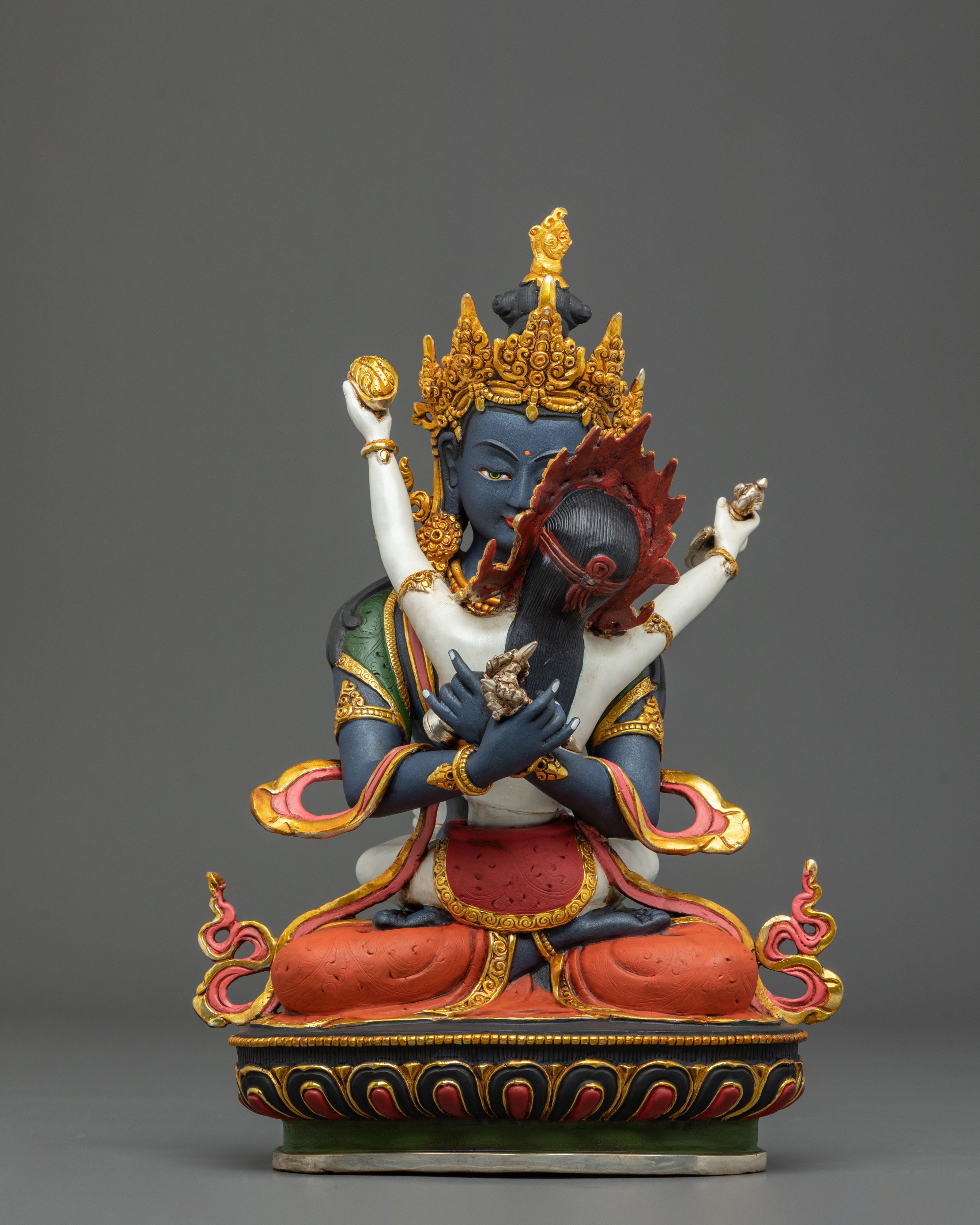 Vajradhara Statue With Consort 
