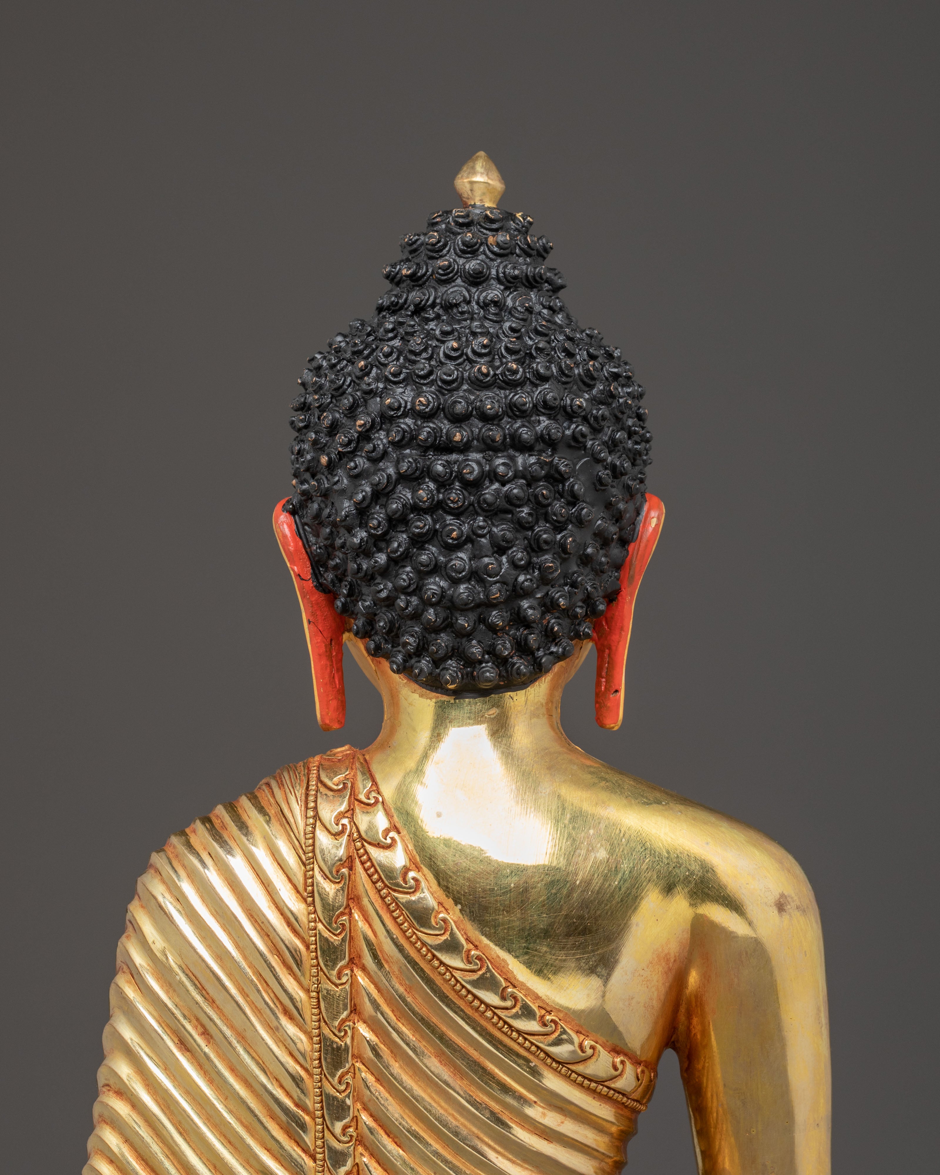 Handmade Copper Shakyamuni Buddha Sculpture | Gautama Buddha Statue