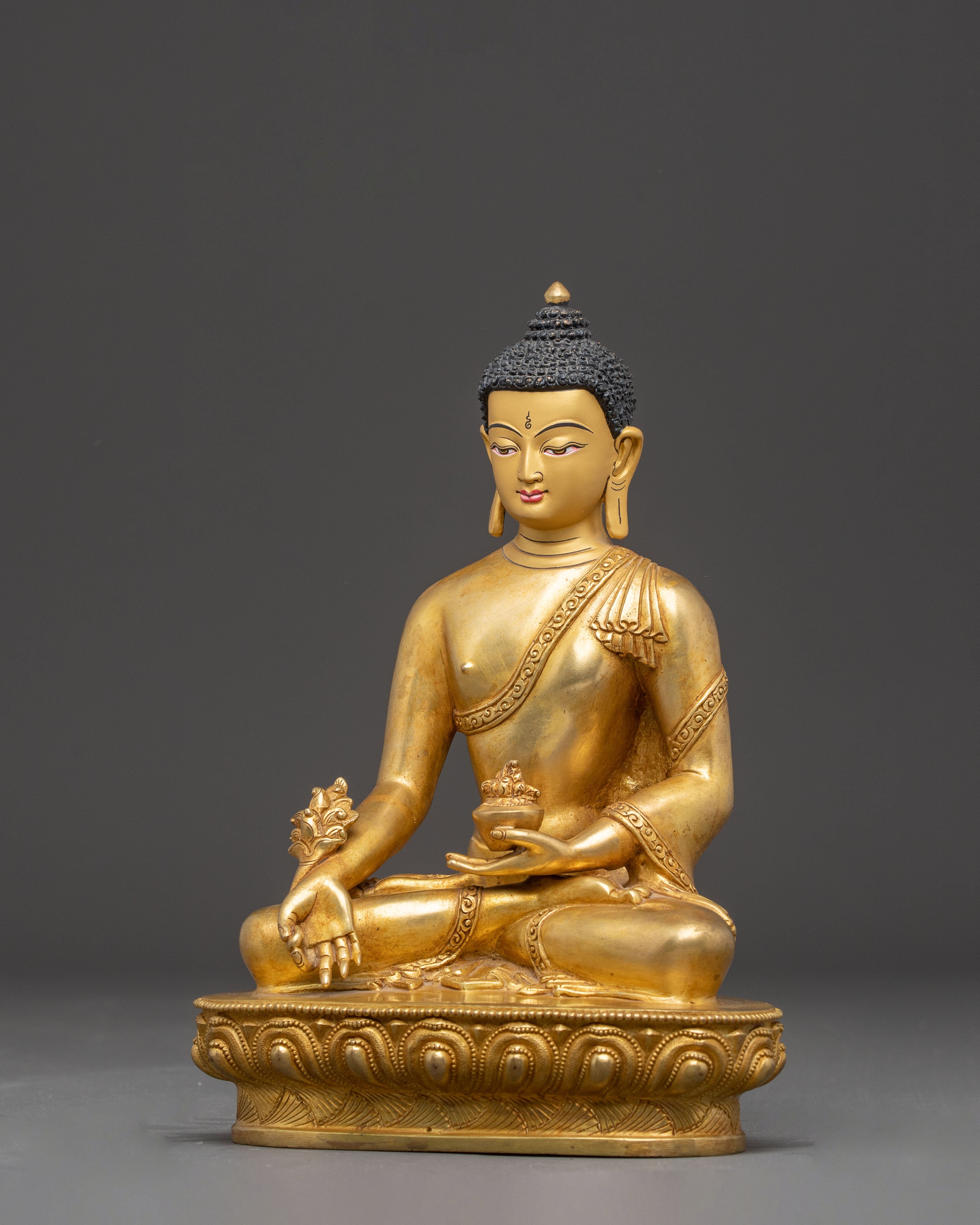 Golden Medicine Buddha Statue: The Supreme Healer | Healing Buddha