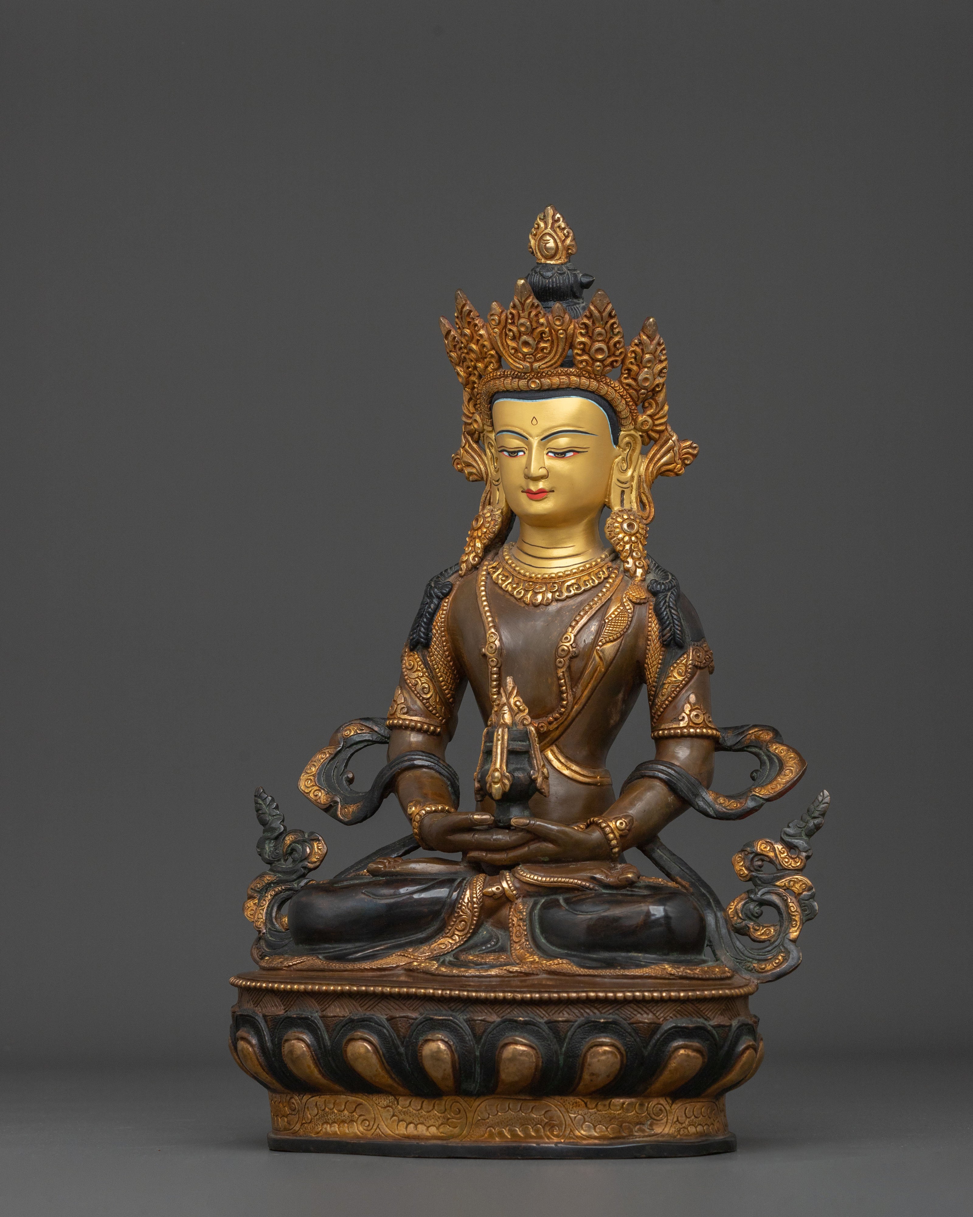 Amitayus Statue: Longevity Deity