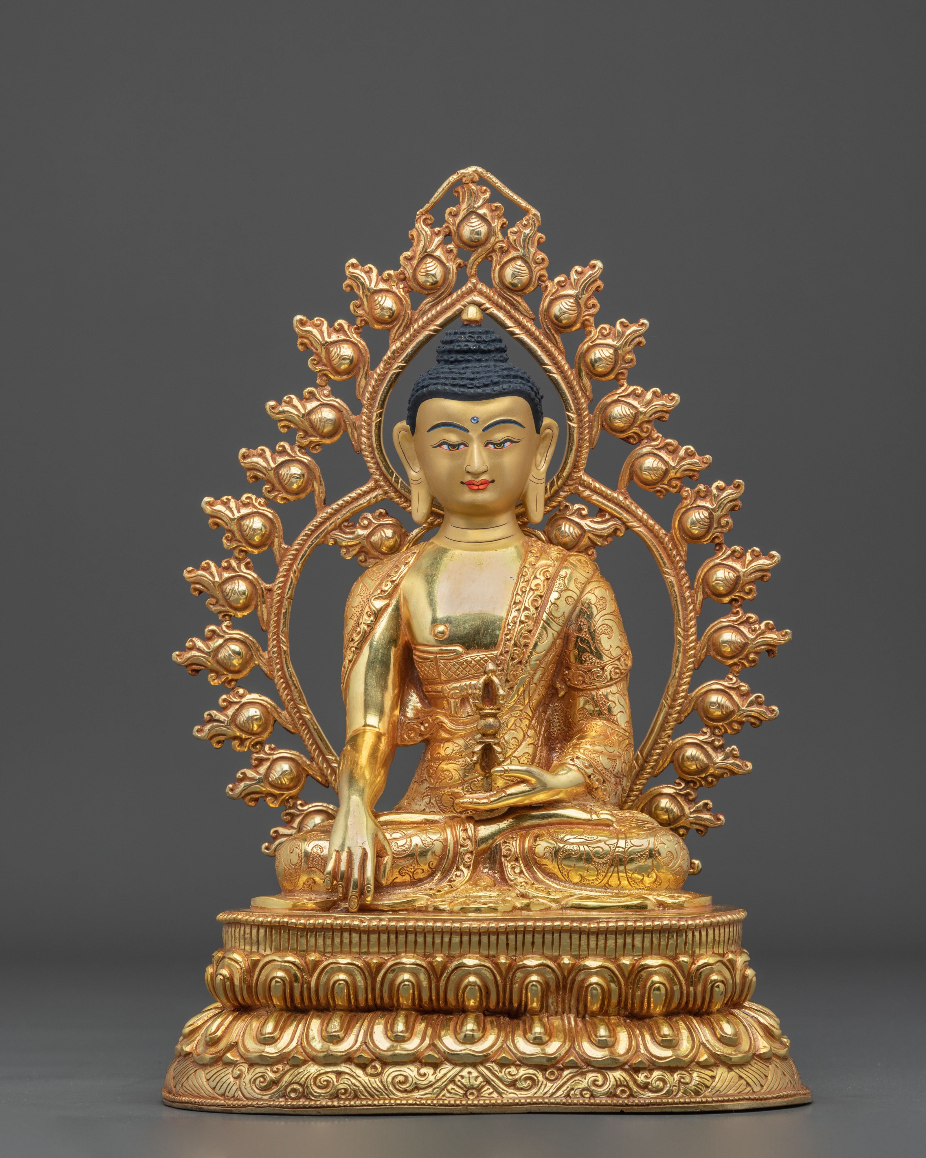 Mitrugpa Golden Figurine: Serene Radiance