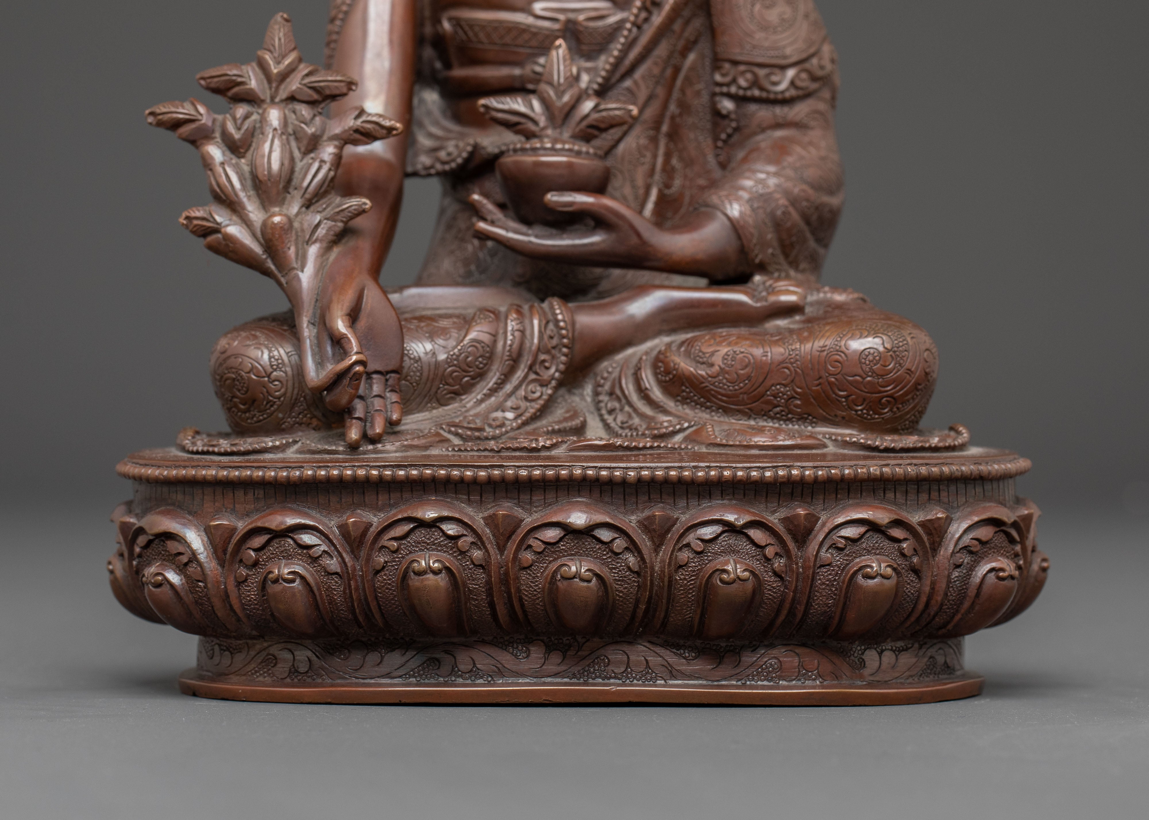 Golden Statue of Healer Medicine Buddha | Healing Buddha