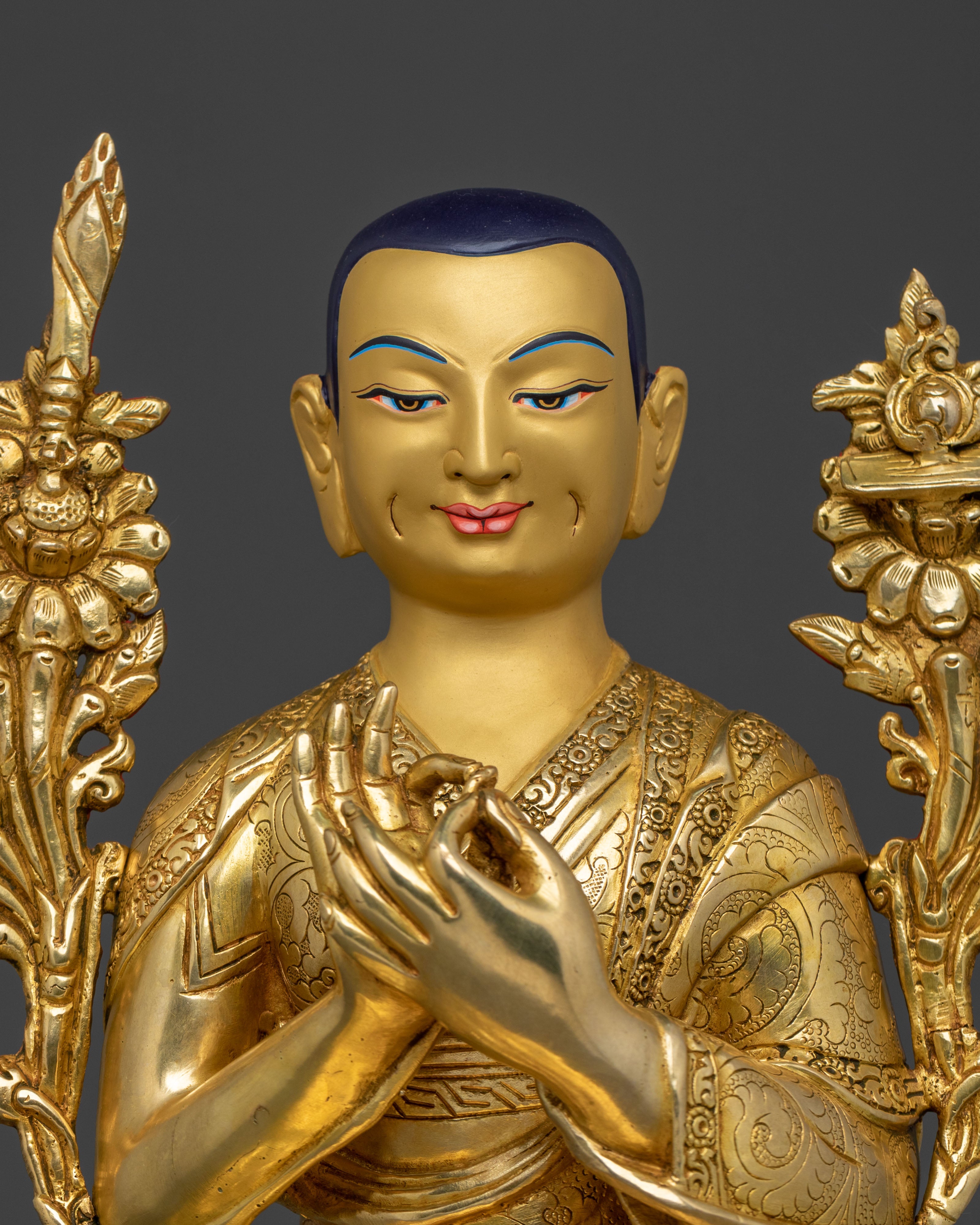 Tsongkhapa with Disciples Sculpture Set | Altar Home Decor