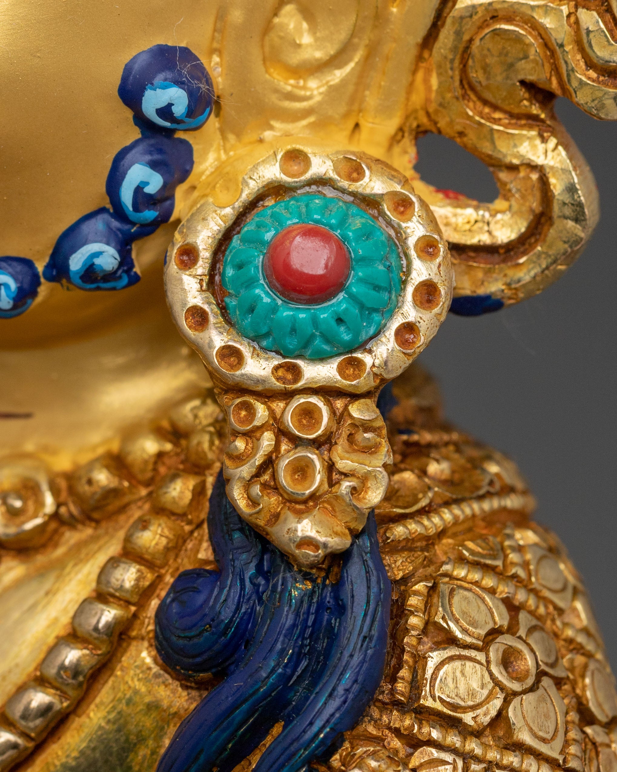 Tibetan Deity Dzambhala Figurine | God of Wealth