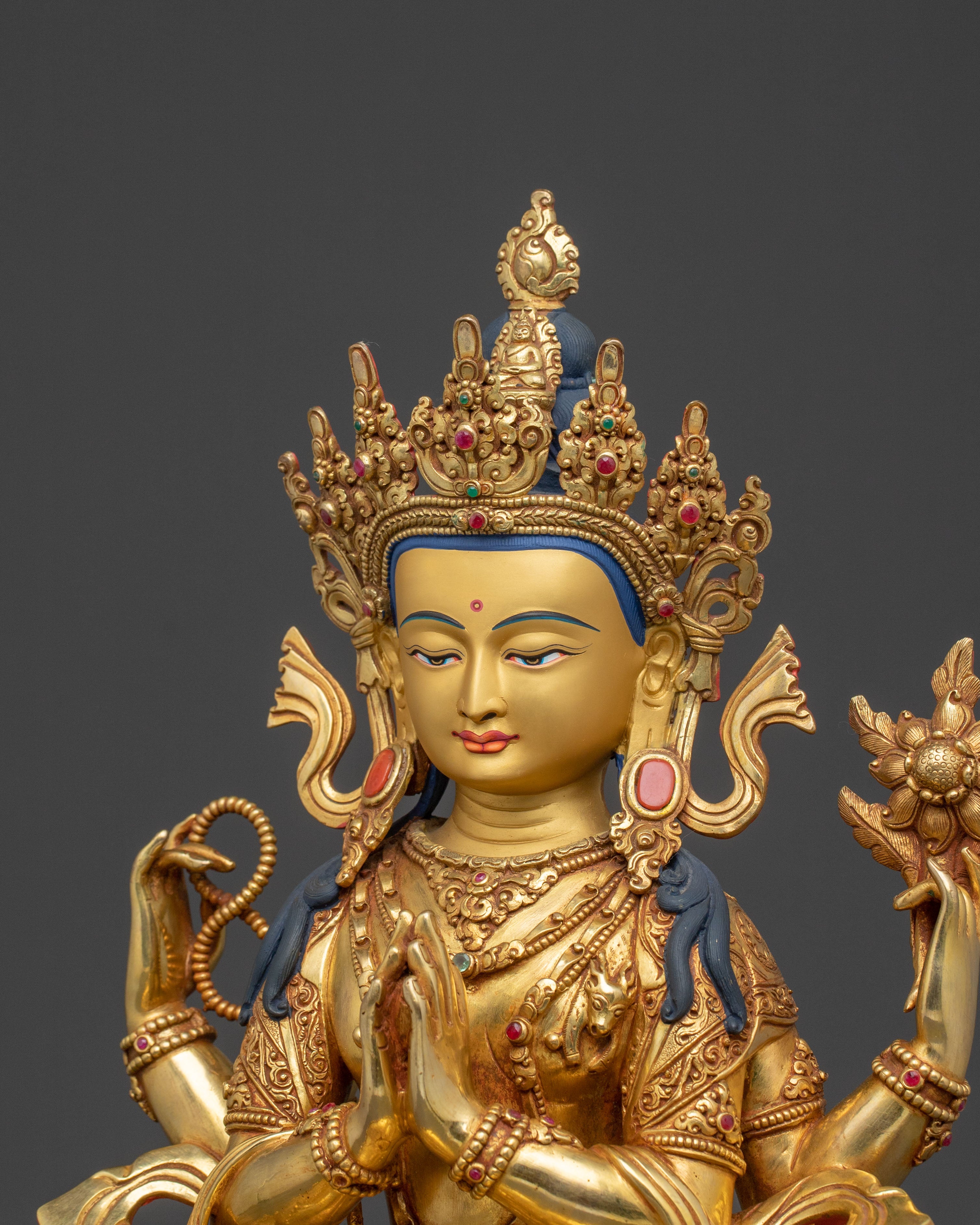 Radiant Avalokiteshvara Statue | Blessing Figure