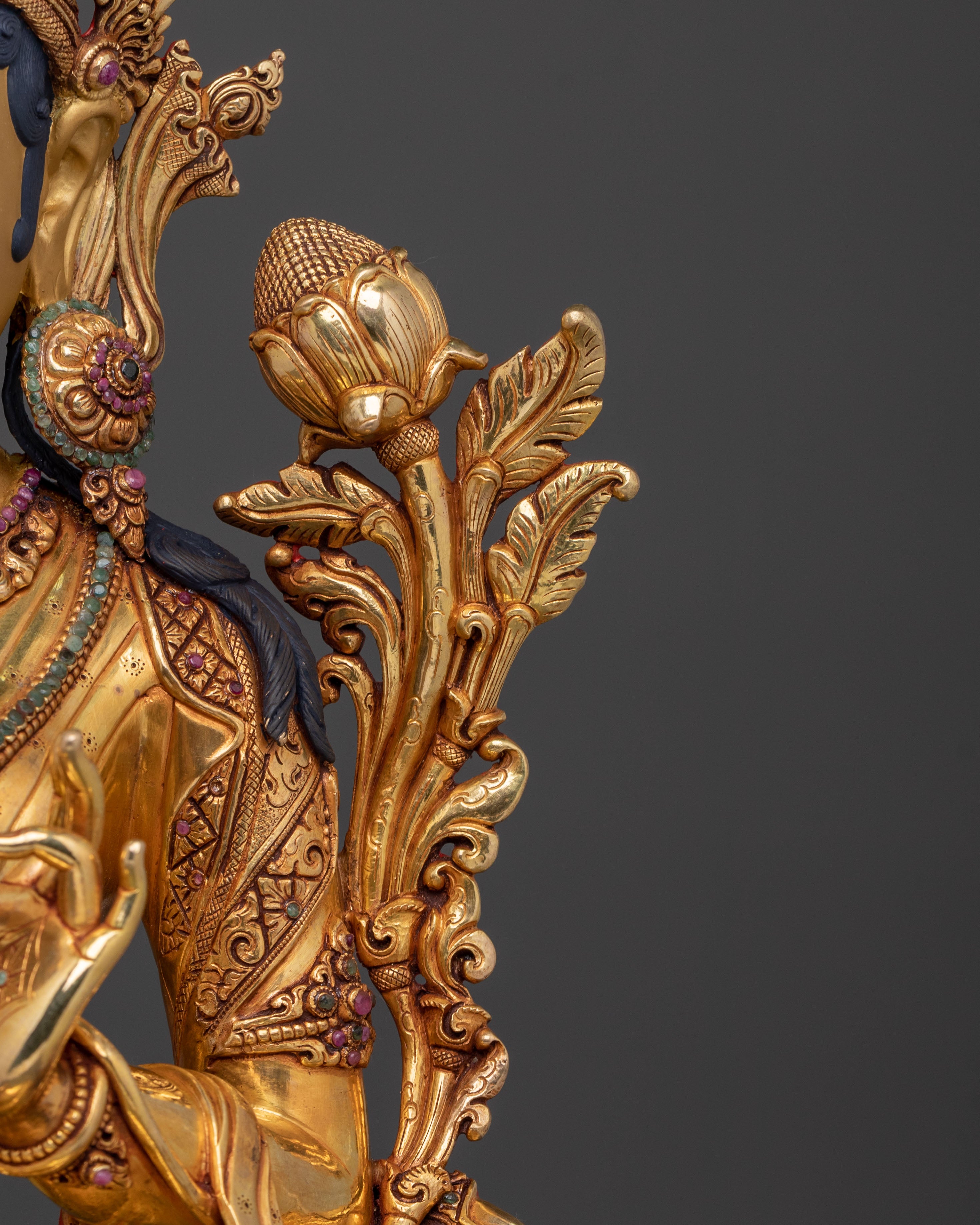Green Tara Spiritual Statue | Protector Figurine