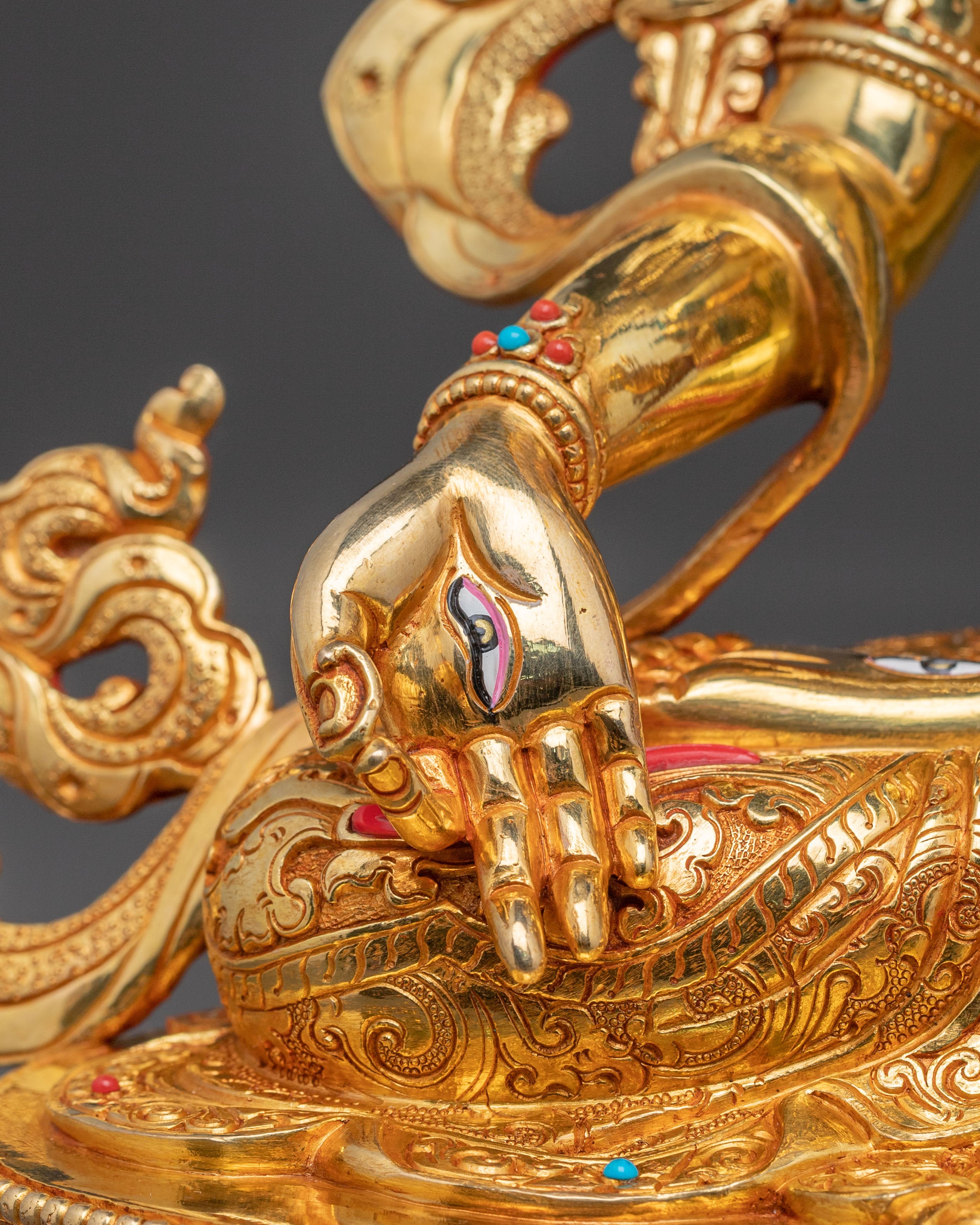 Exquisite Handcrafted White Tara Statue: The Peaceful Goddess