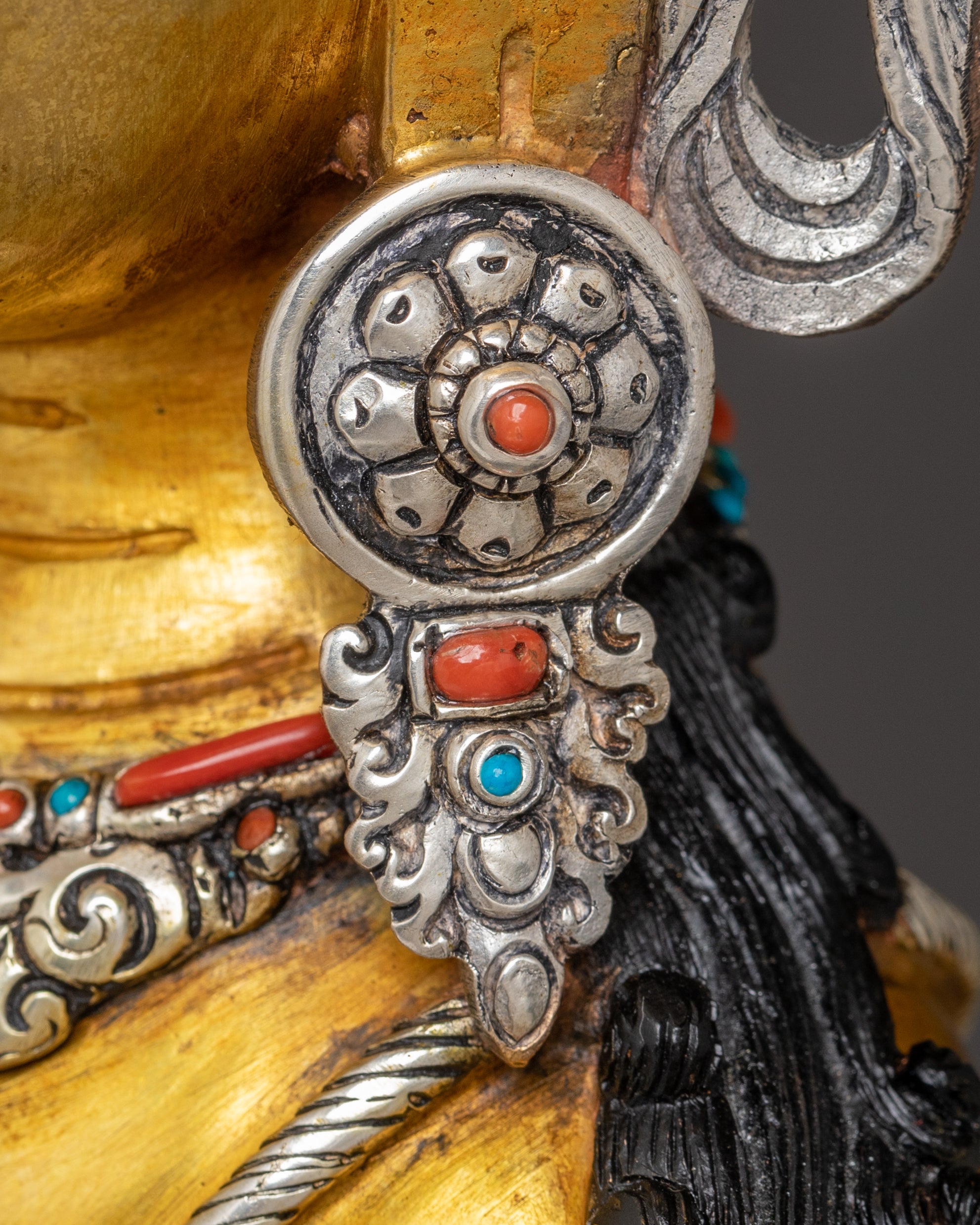 Golden Lokeshwor Statue: Bodhisattva of Compassion