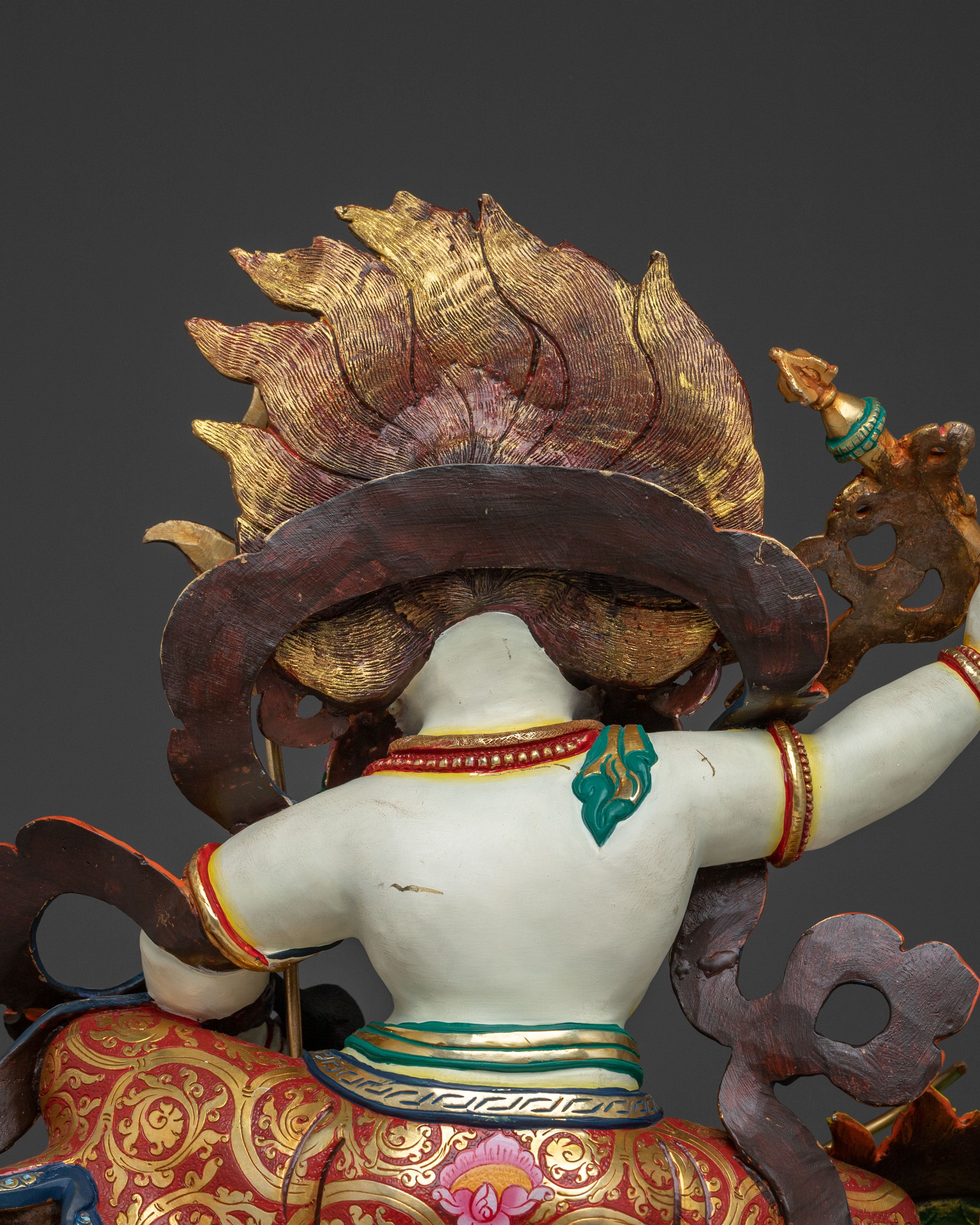 White Dzambhala Sacred Figurine | Symbol of Prosperity