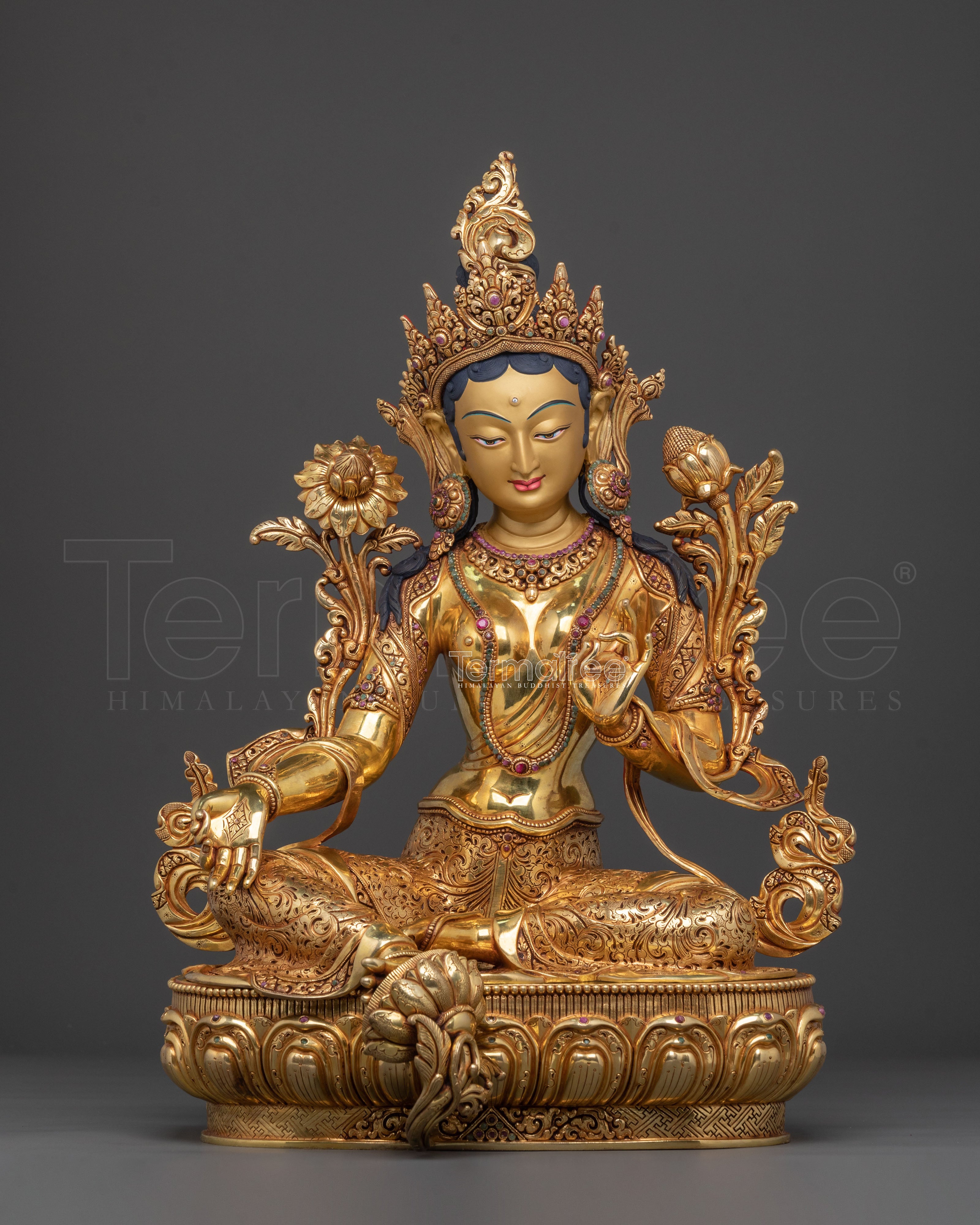 Green Tara Statue