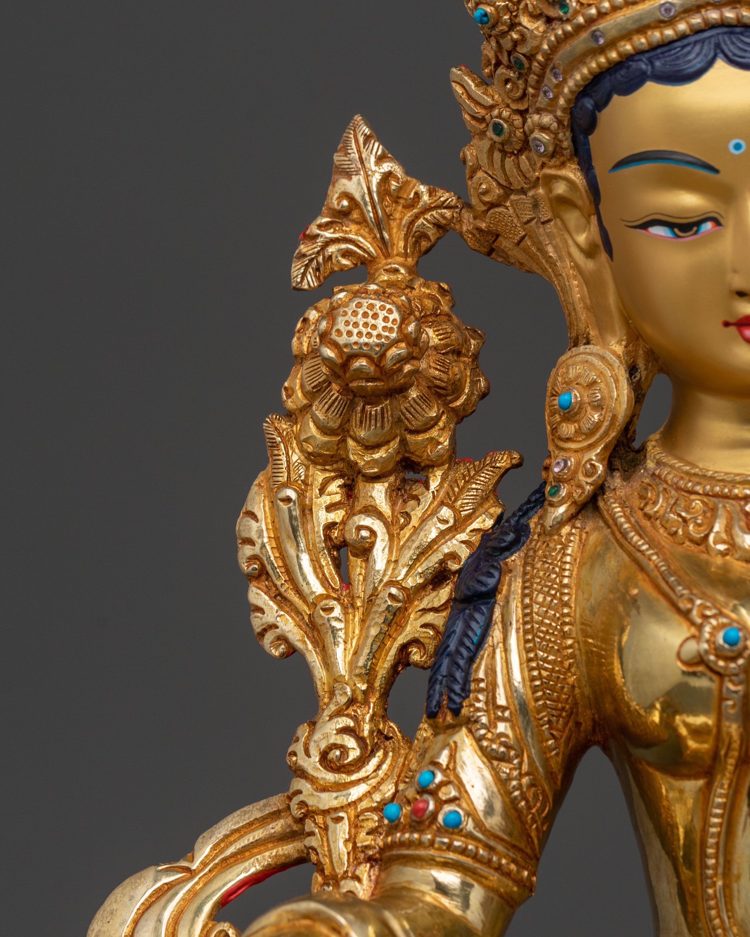 Guardian Green Tara Sculpture | Goddess of Compassion