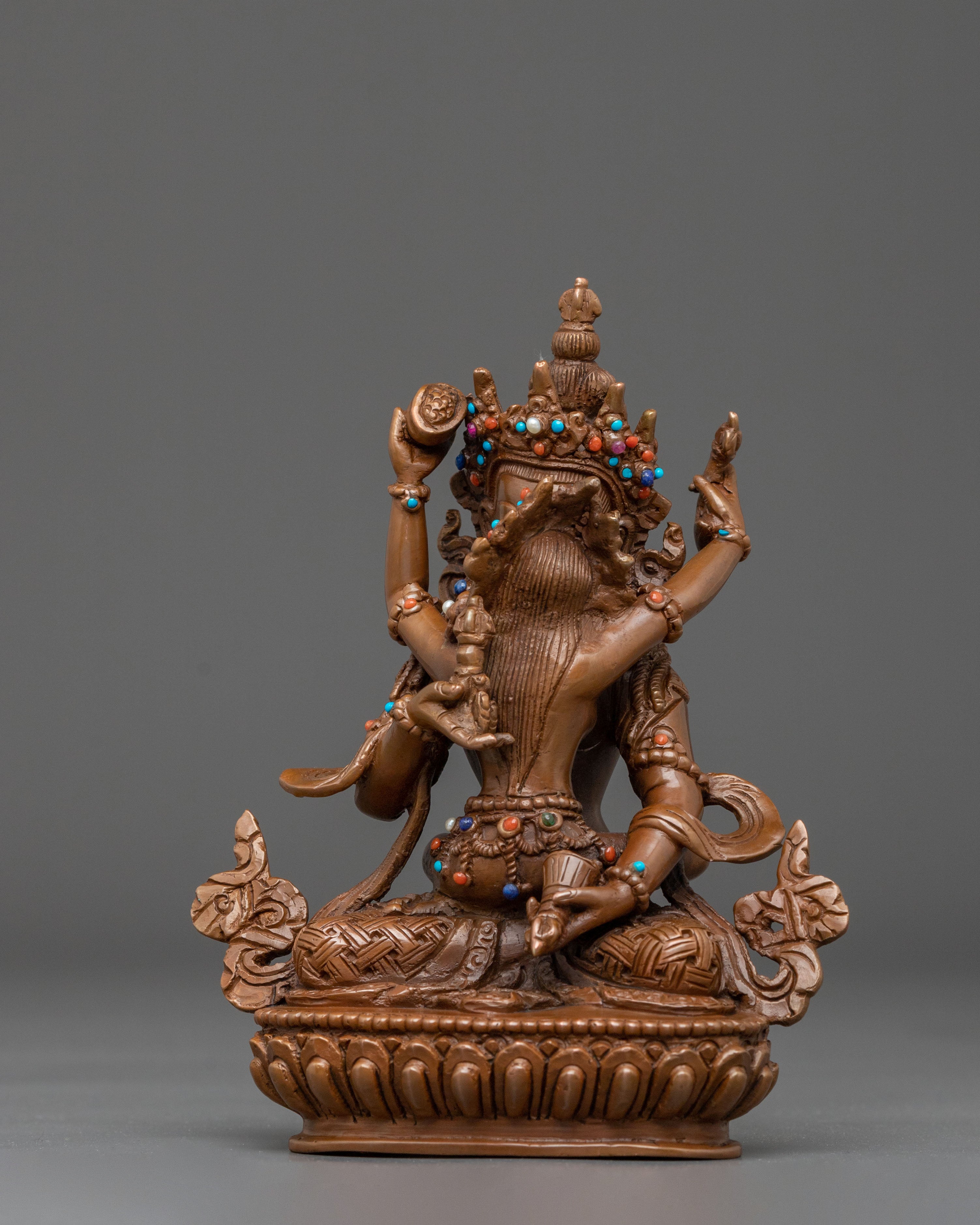 Vajrasattva Vajragarvi Statue: Sacred Union of Wisdom and Purification