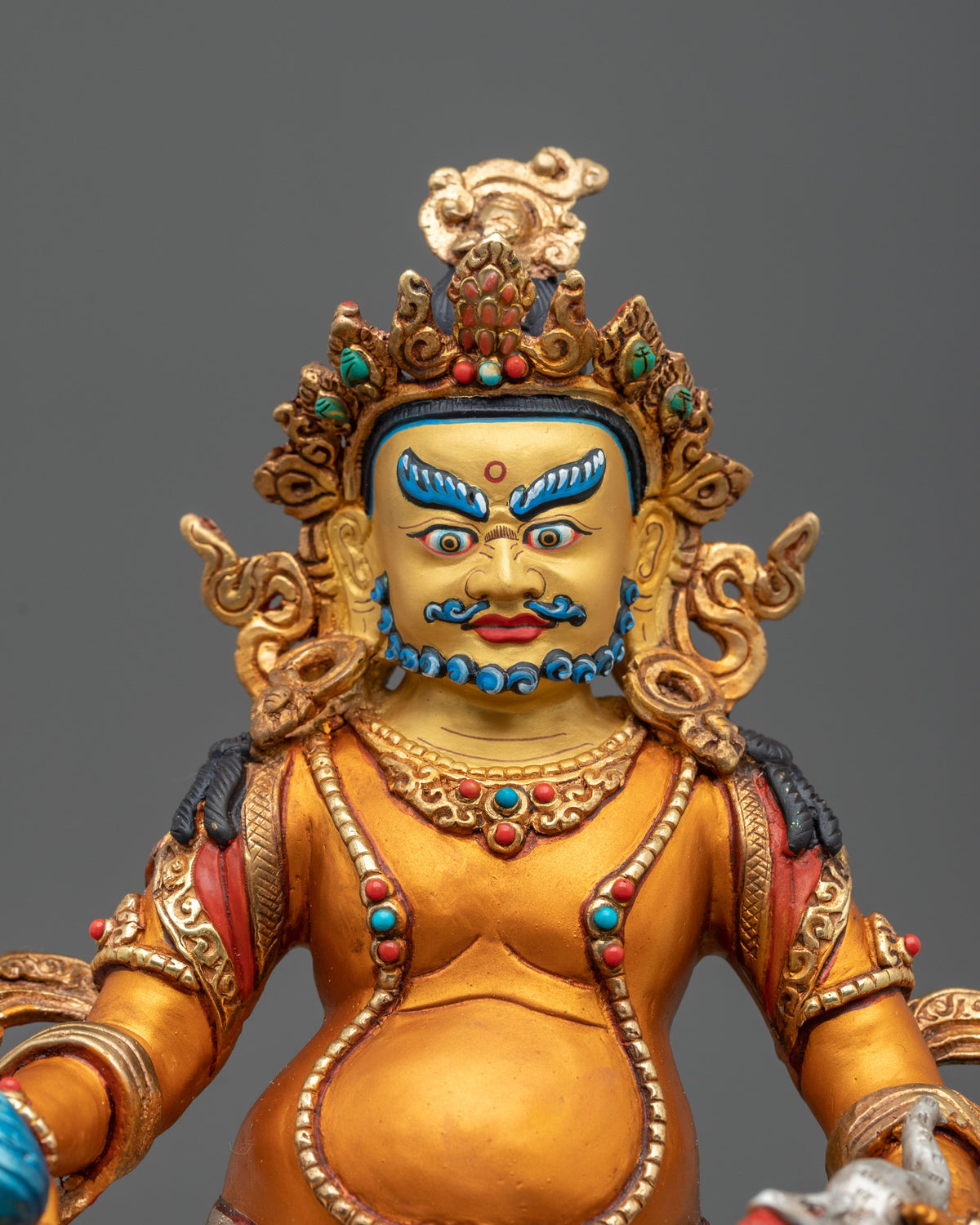 Dzambhala Divine Sculpture | Guardian of Merit