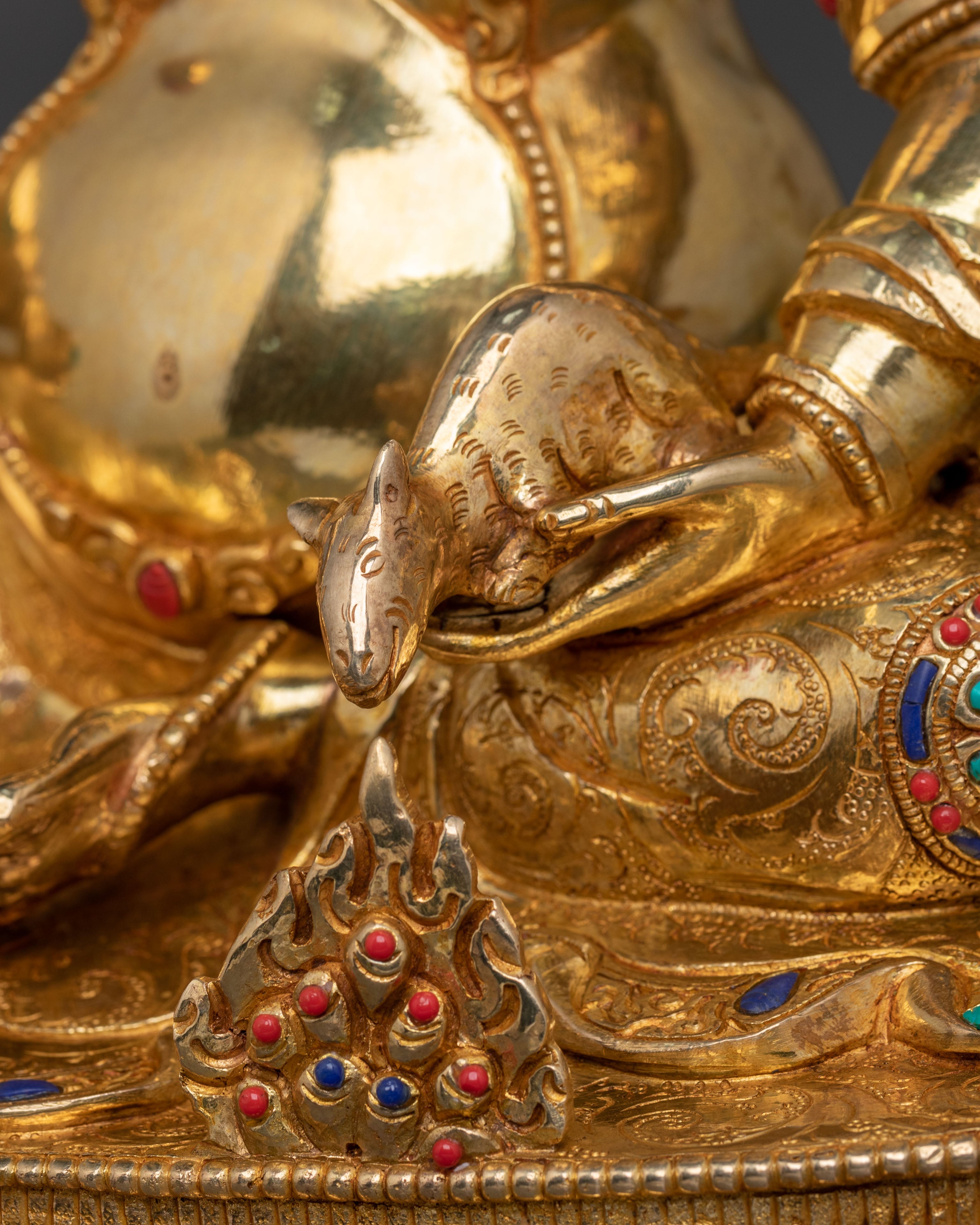 Handcrafted Dzambhala Spiritual Statue | Wealth Deity