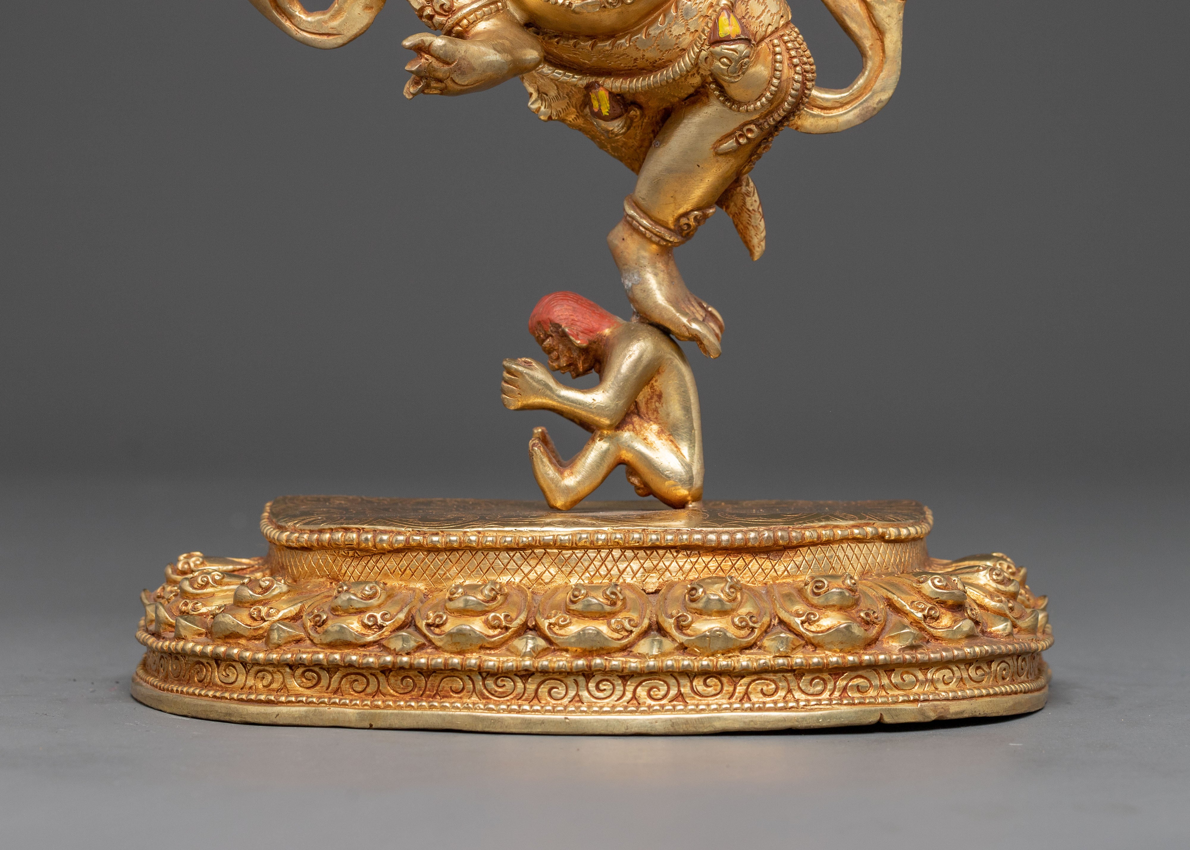 Golden Handmade Statue of Garuda | Divine Protector