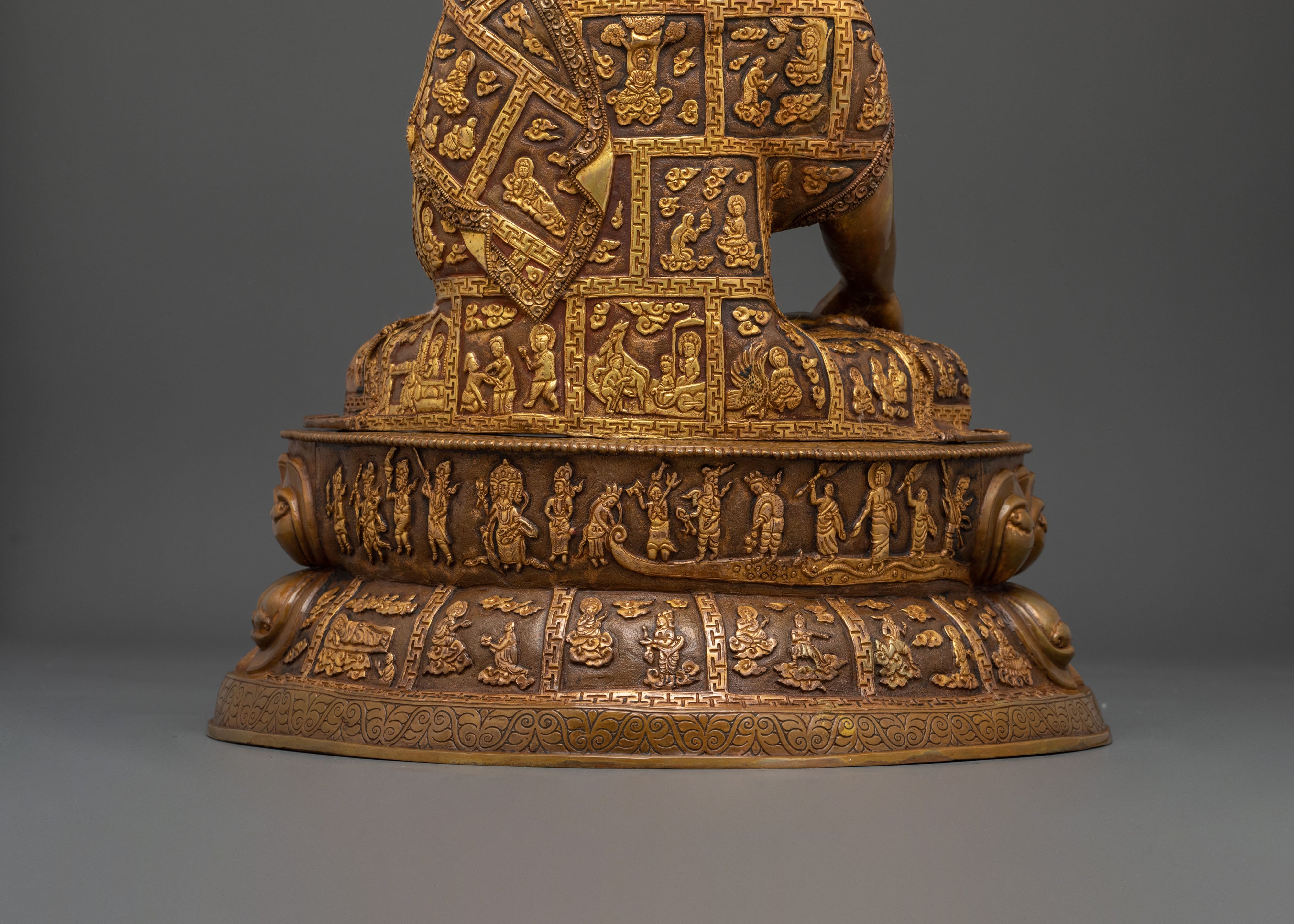 Hand-Carved Shakyamuni Buddha Figurine | Home Decor