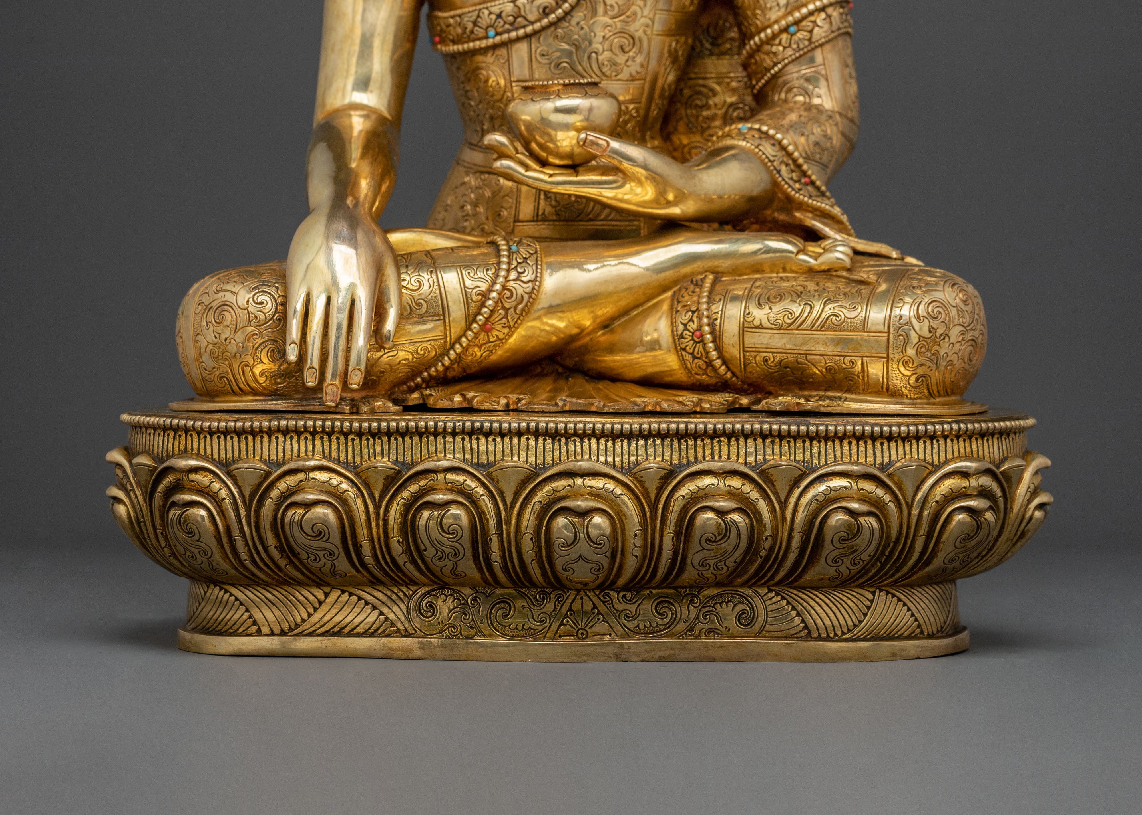 Shakyamuni Buddha Statue with Disciples | Home Decor