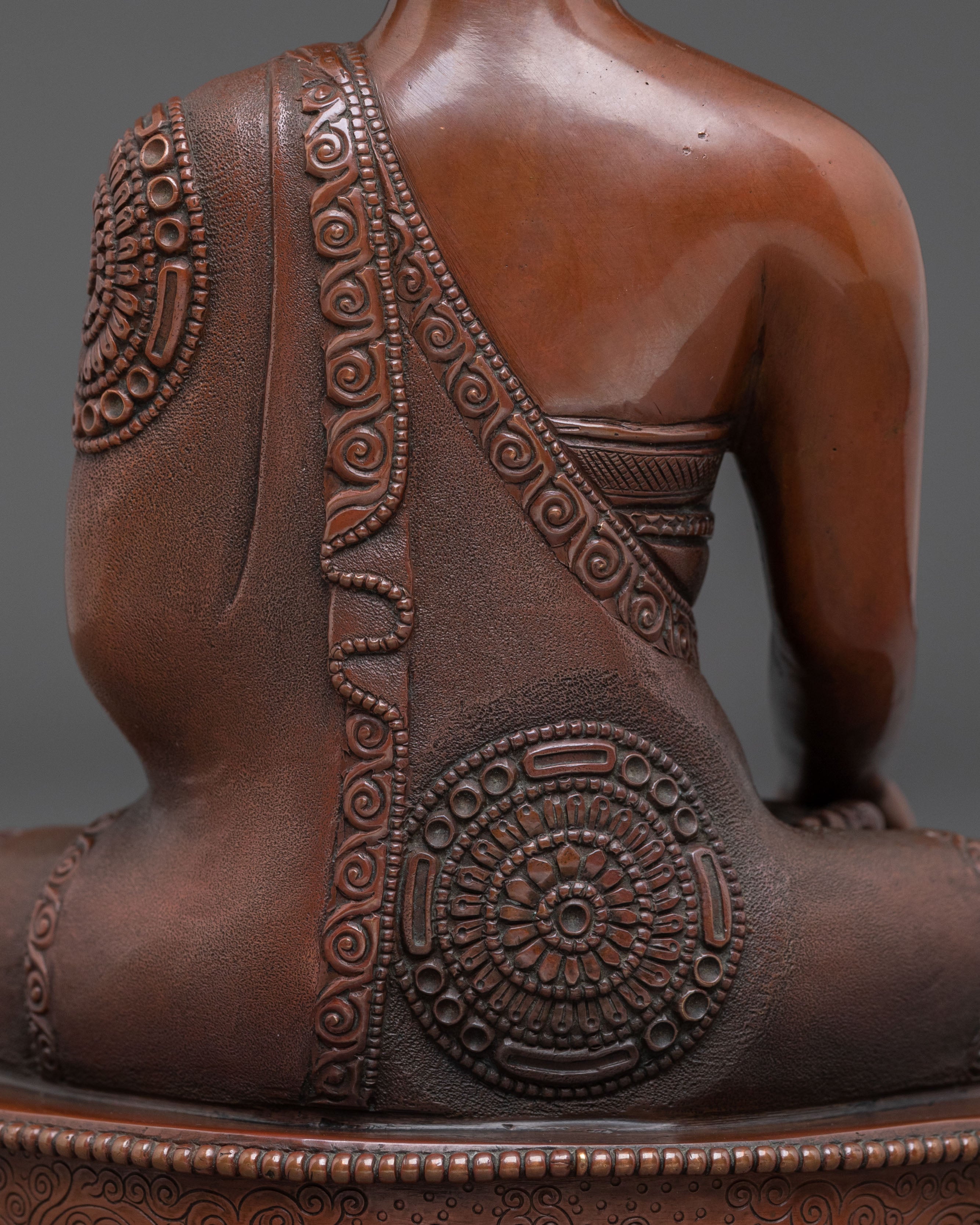 Shakyamuni Buddha Statue | Oxidized Figurine with Acrylic Painting