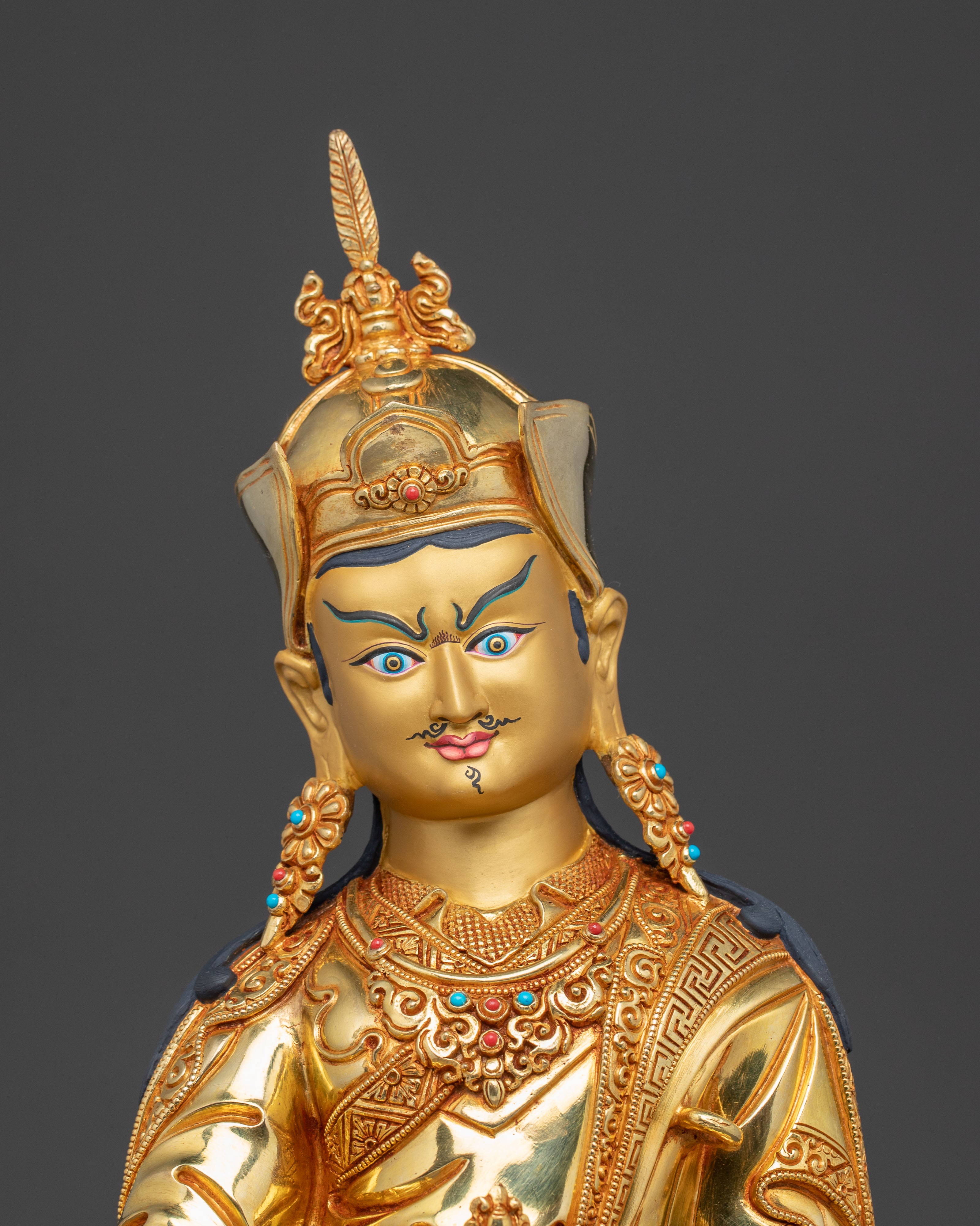 Handcrafted Guru Rinpoche Statue for Meditation | Padmasambhava Figurine