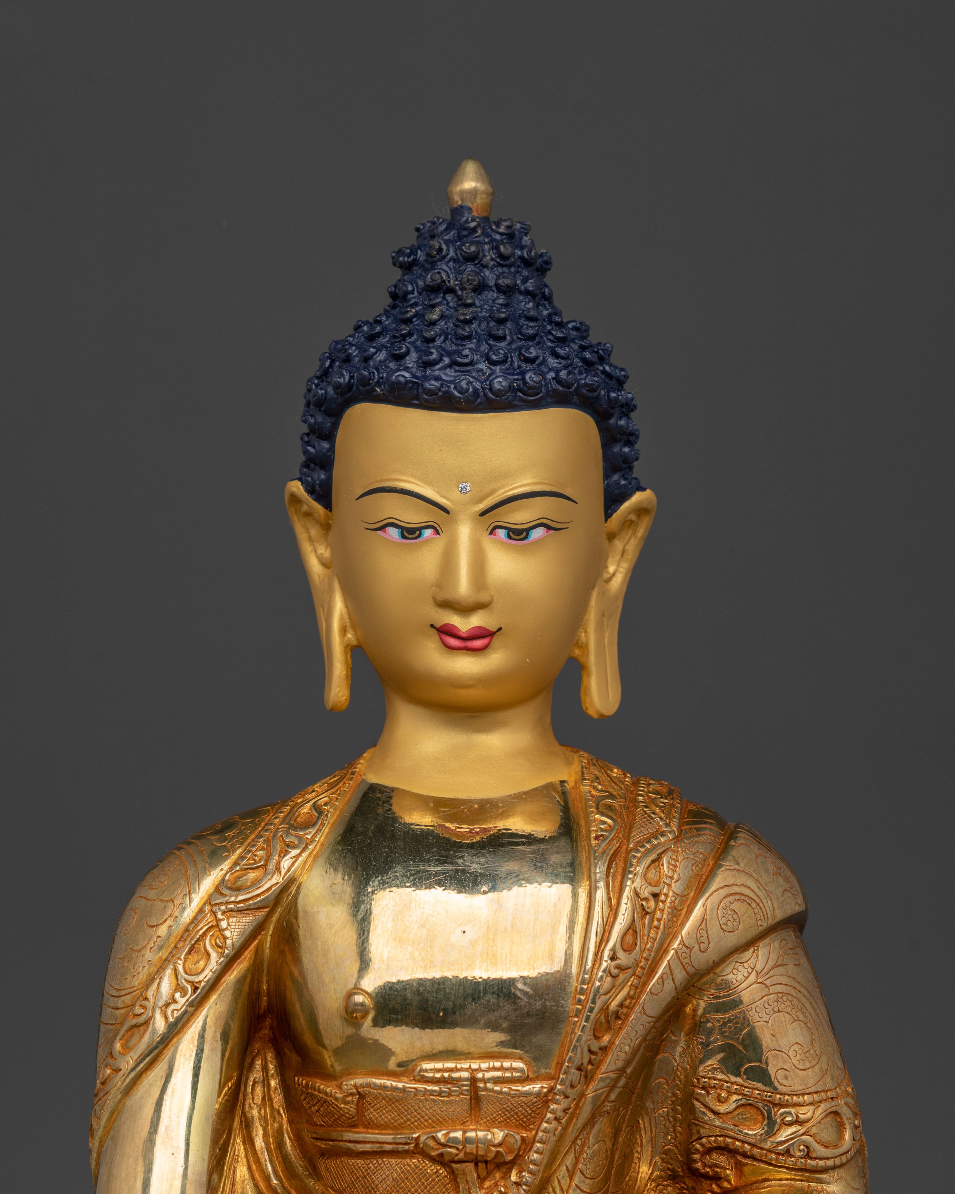 Handcrafted Shakyamuni Buddha Statue | Home Decor