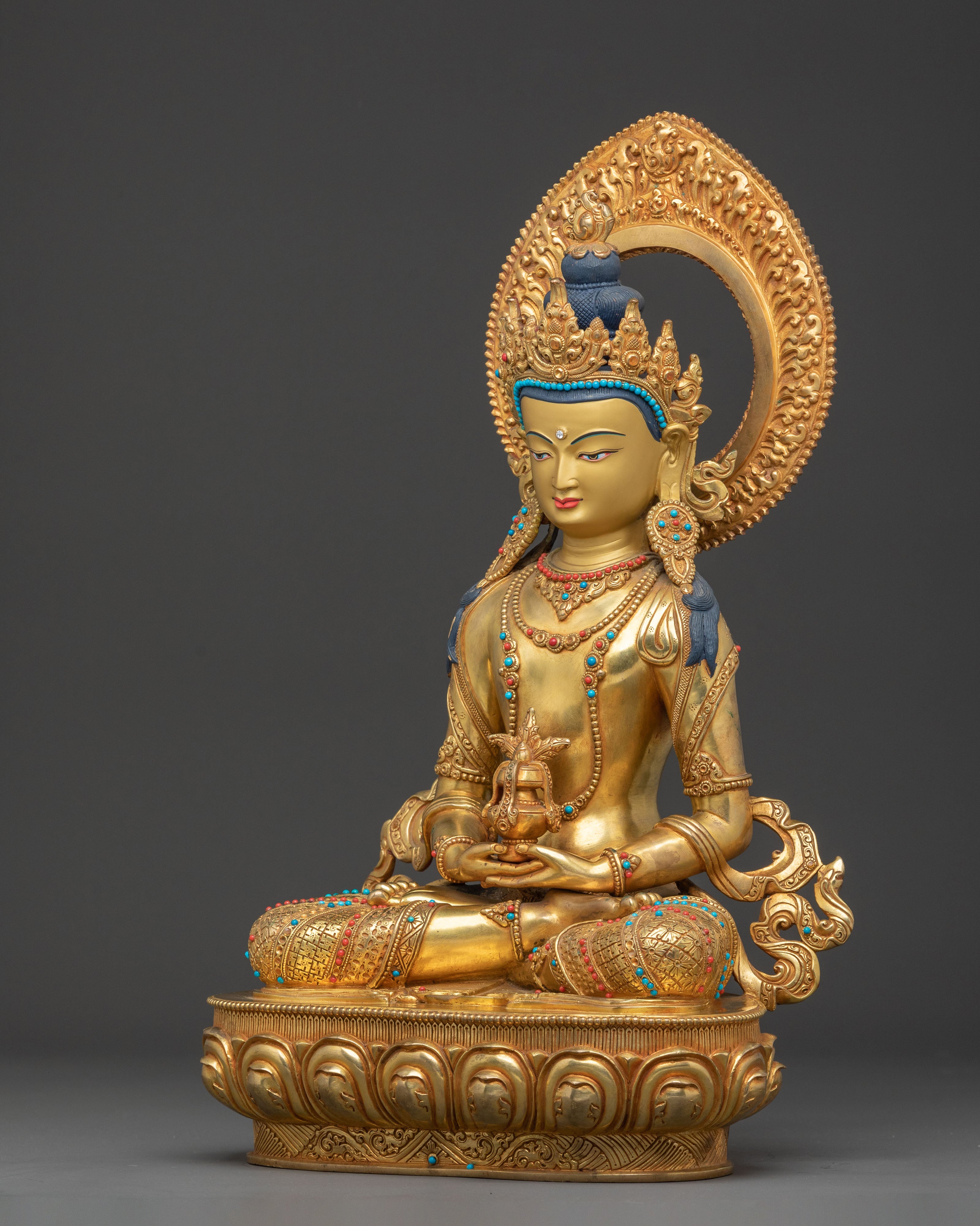 The Eternal Buddha Amitayus Statue | Long Life Buddha for Home Decor