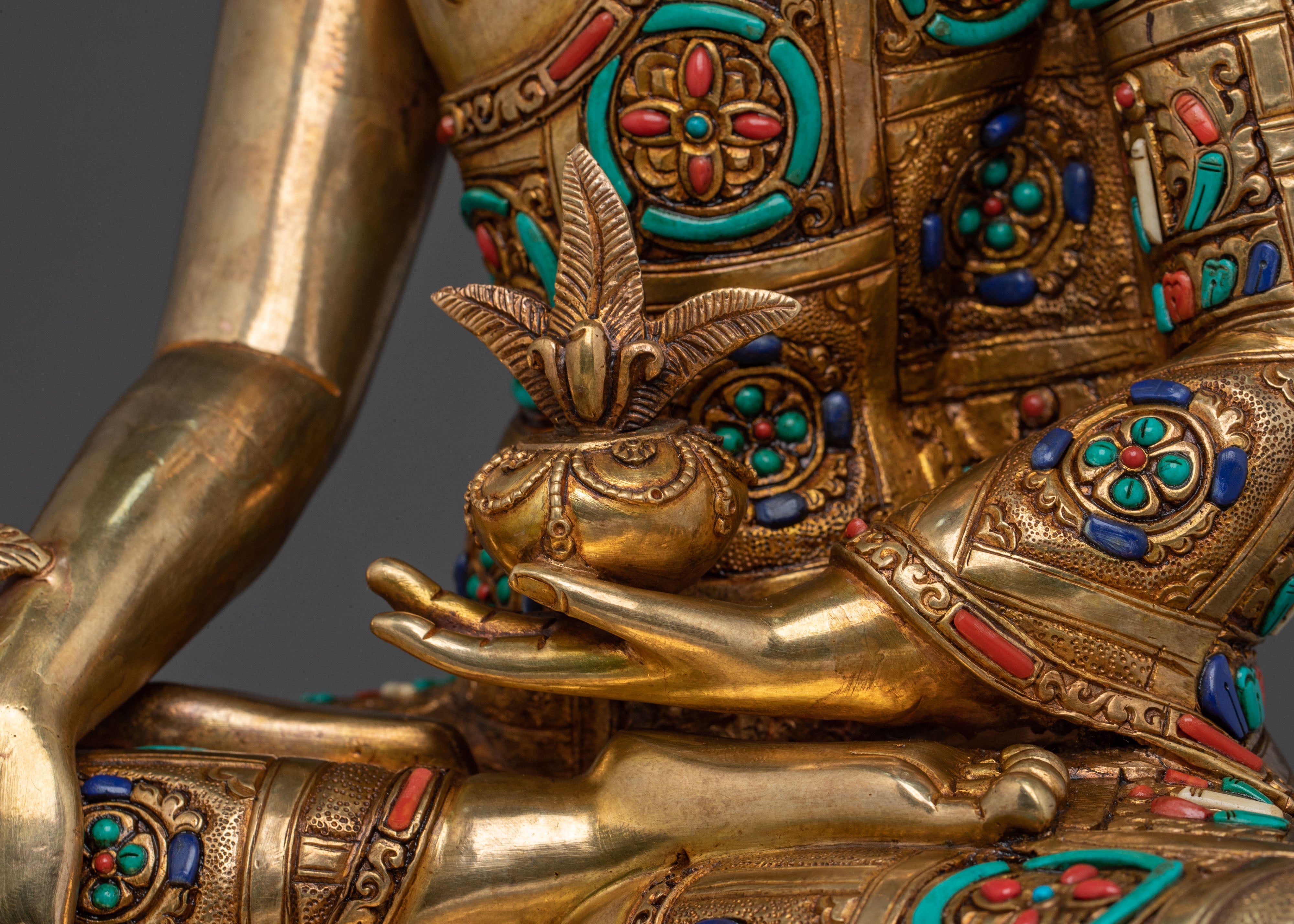 Medicine Buddha Sculpture | Radiant Spiritual Healer