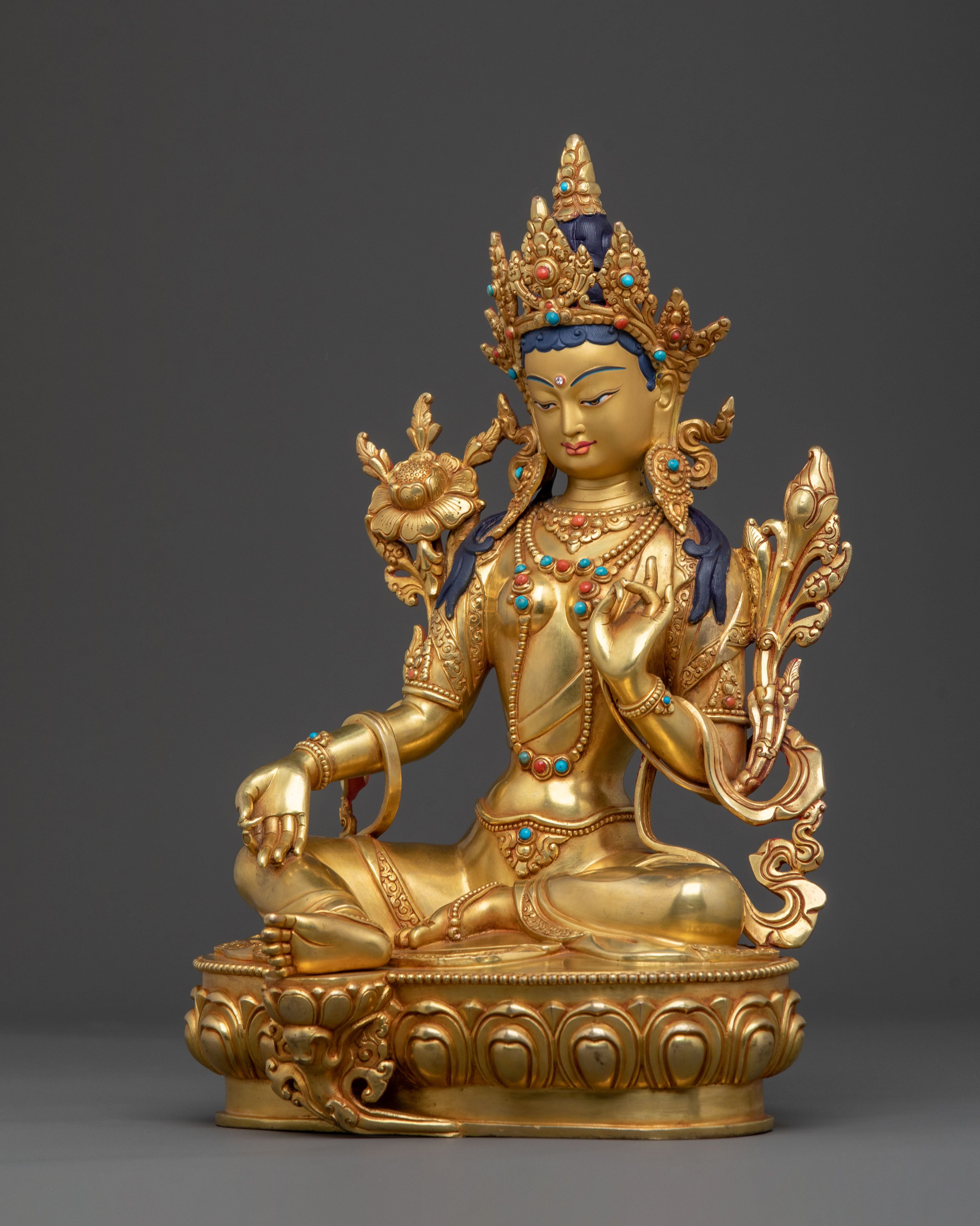 Green Tara Guardian Figurine | Home Decor