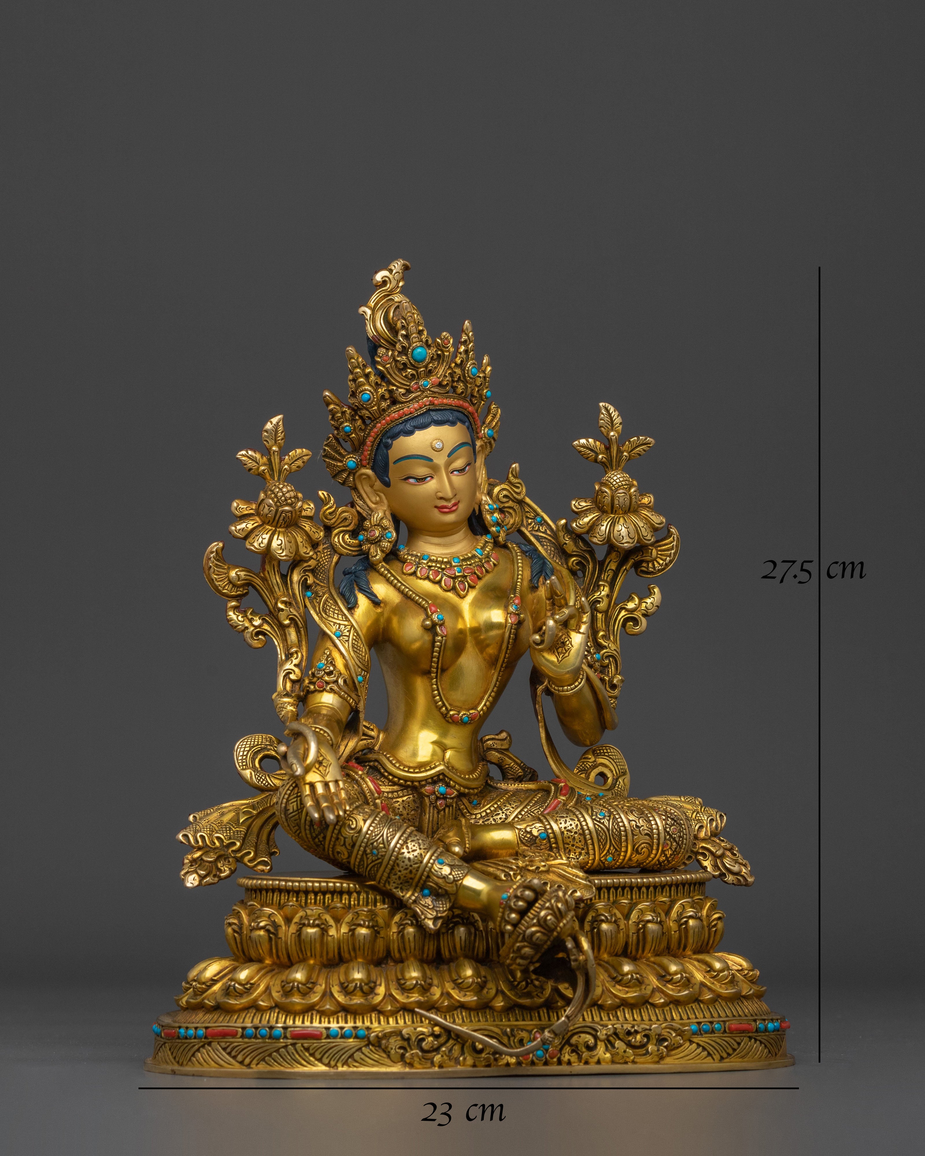 Green Tara Sculpture | Healing Goddess