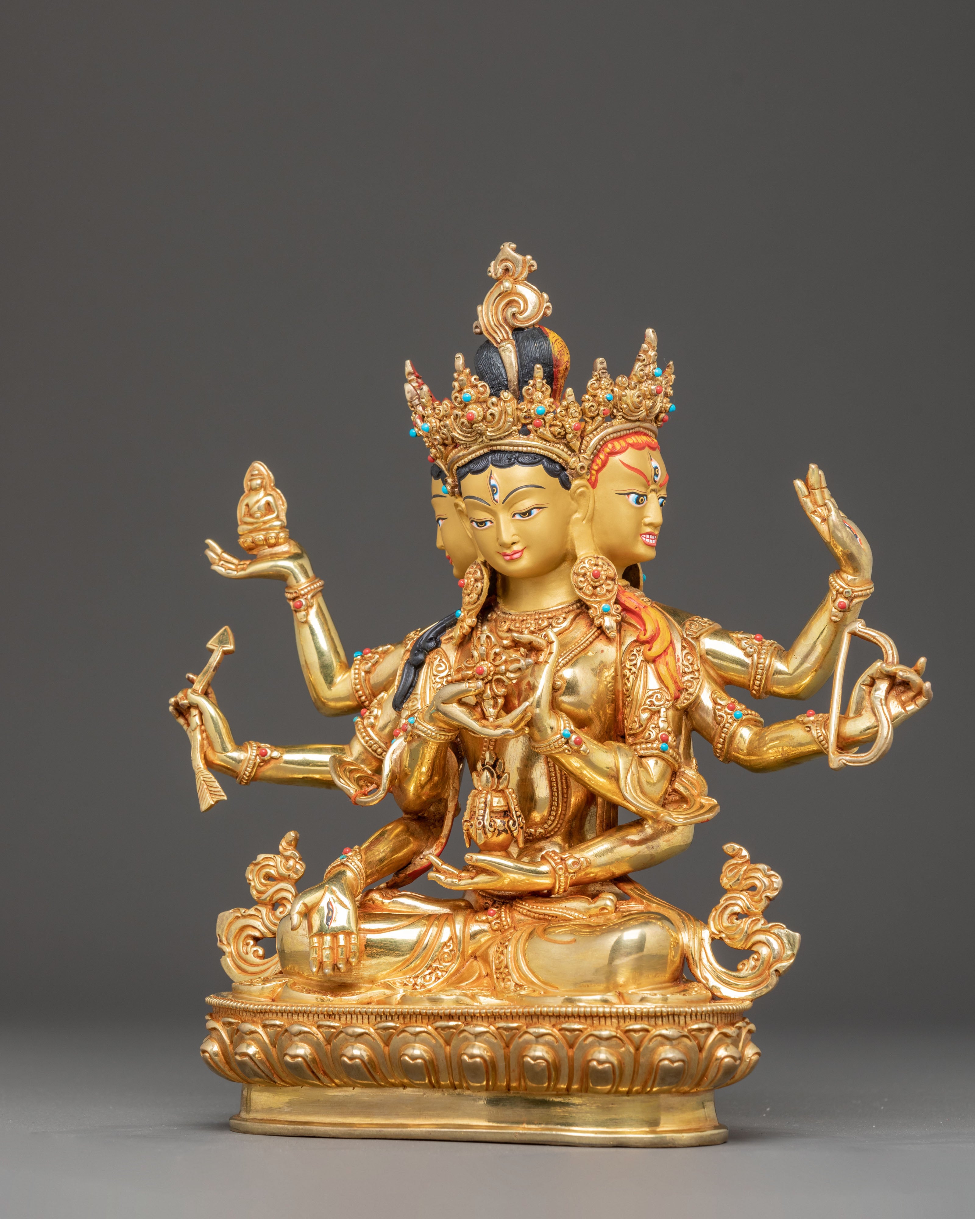 Namgyalma Copper Handmade Statue | The Goddess of Longevity
