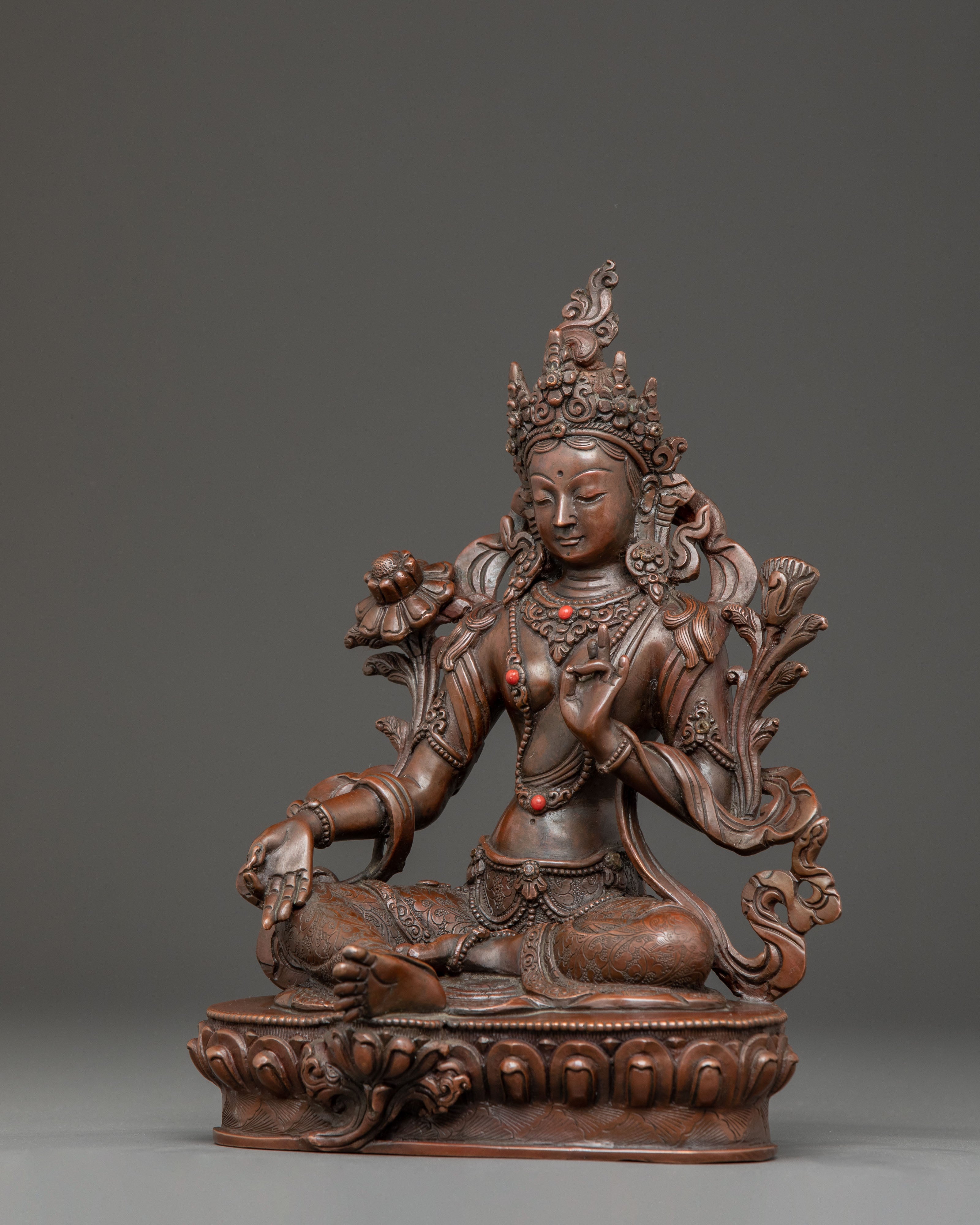Shyama Tara Copper Statue | Mother of Liberation