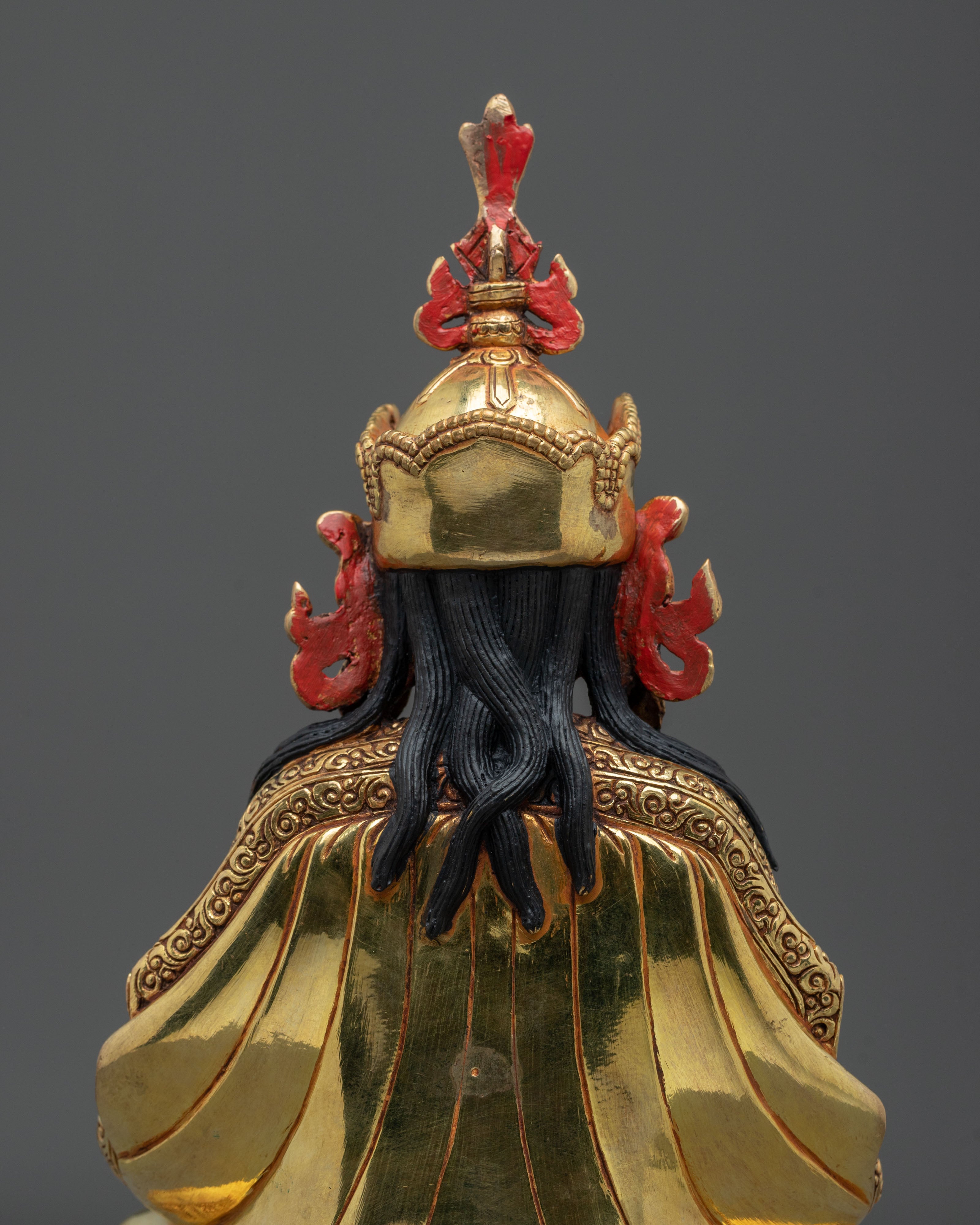 Tibetan Guru Tsokye Dorje Sacred Figurine |  Himalayan Altar Decor