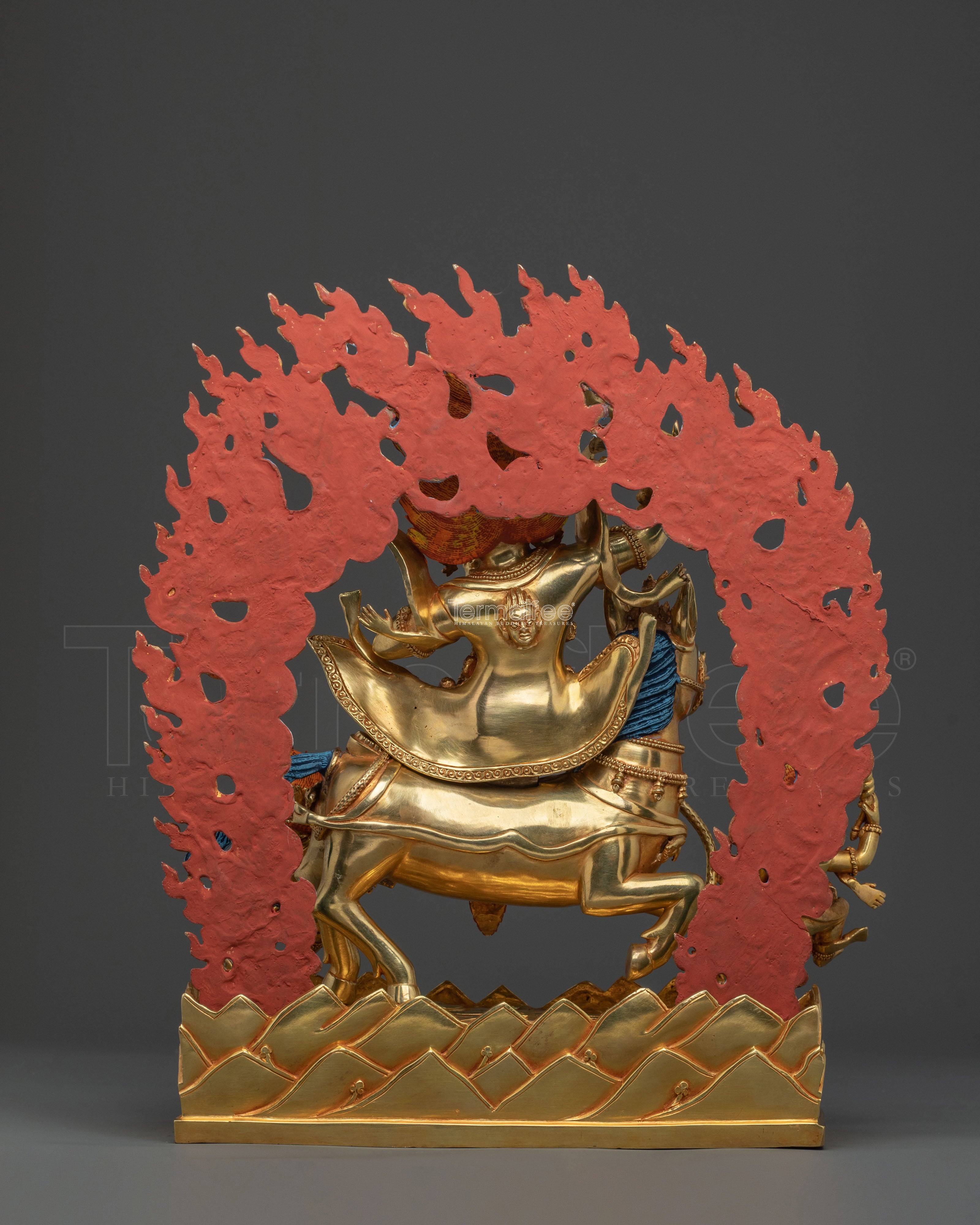 Palden Lhamo Buddhist Figurine | Wrathful Deity of Protection