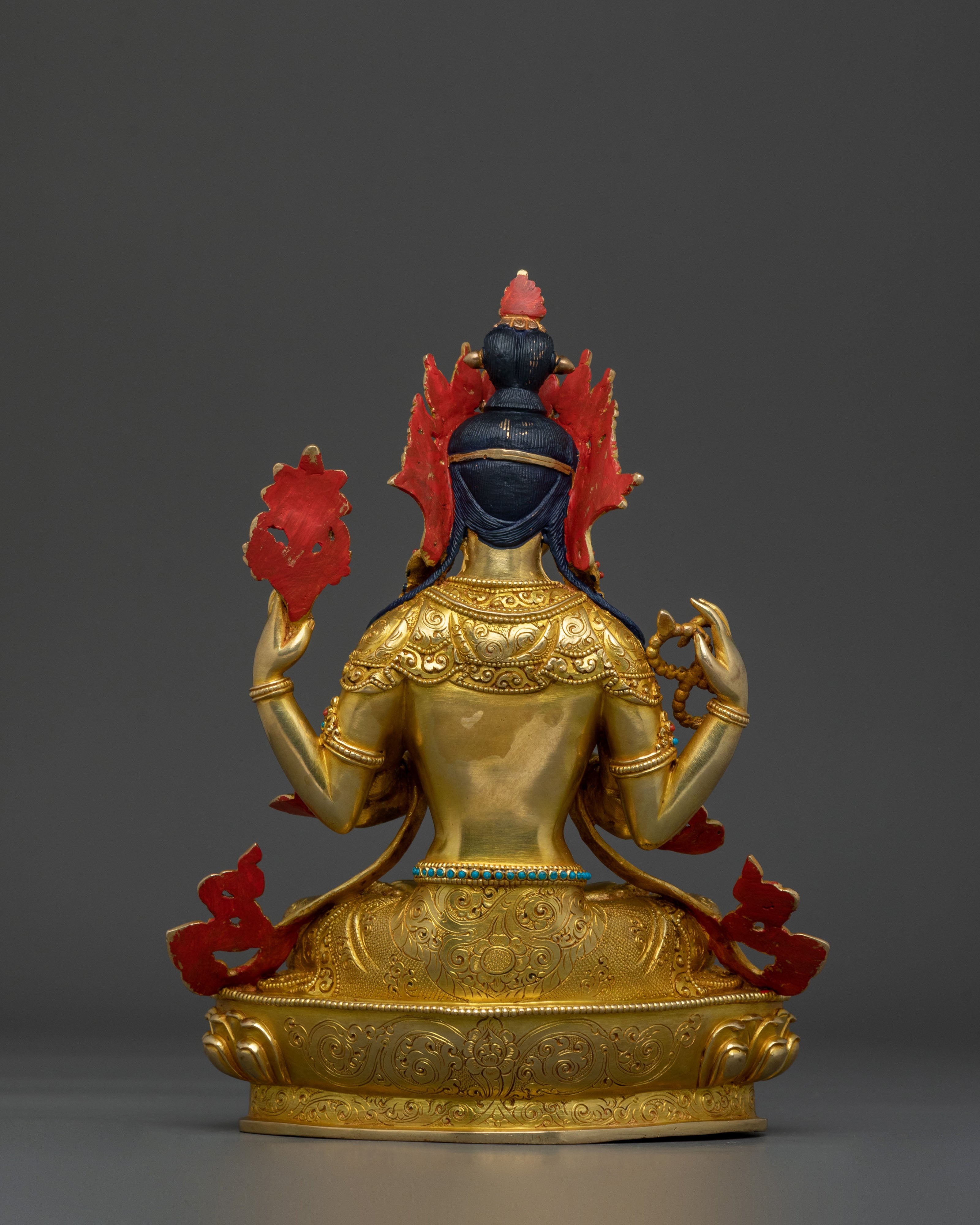 Chengrezig Avalokitesvara Buddhist Statue | Made in Nepal