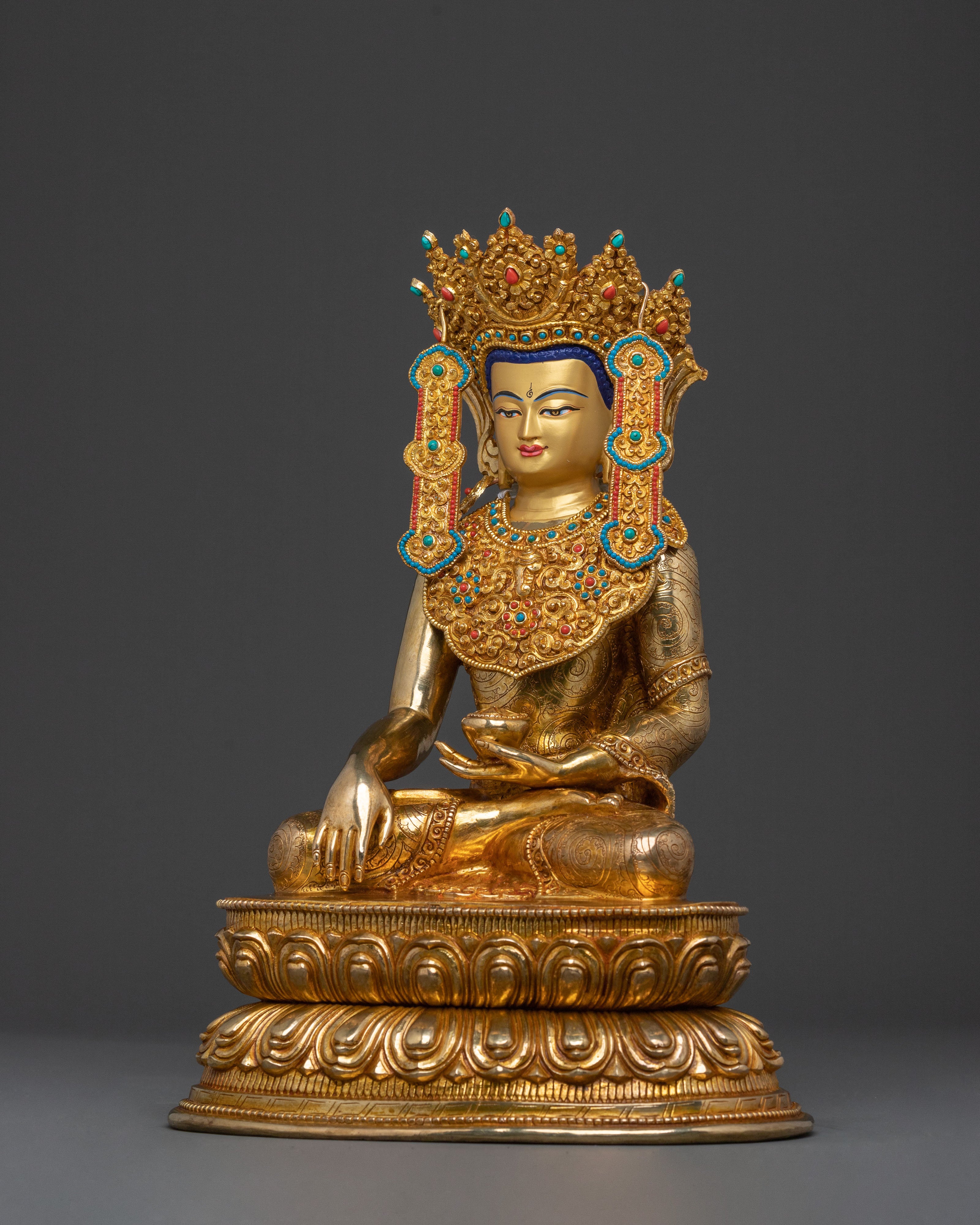 Crown Shakyamuni Buddha Statue | Divine Wisdom