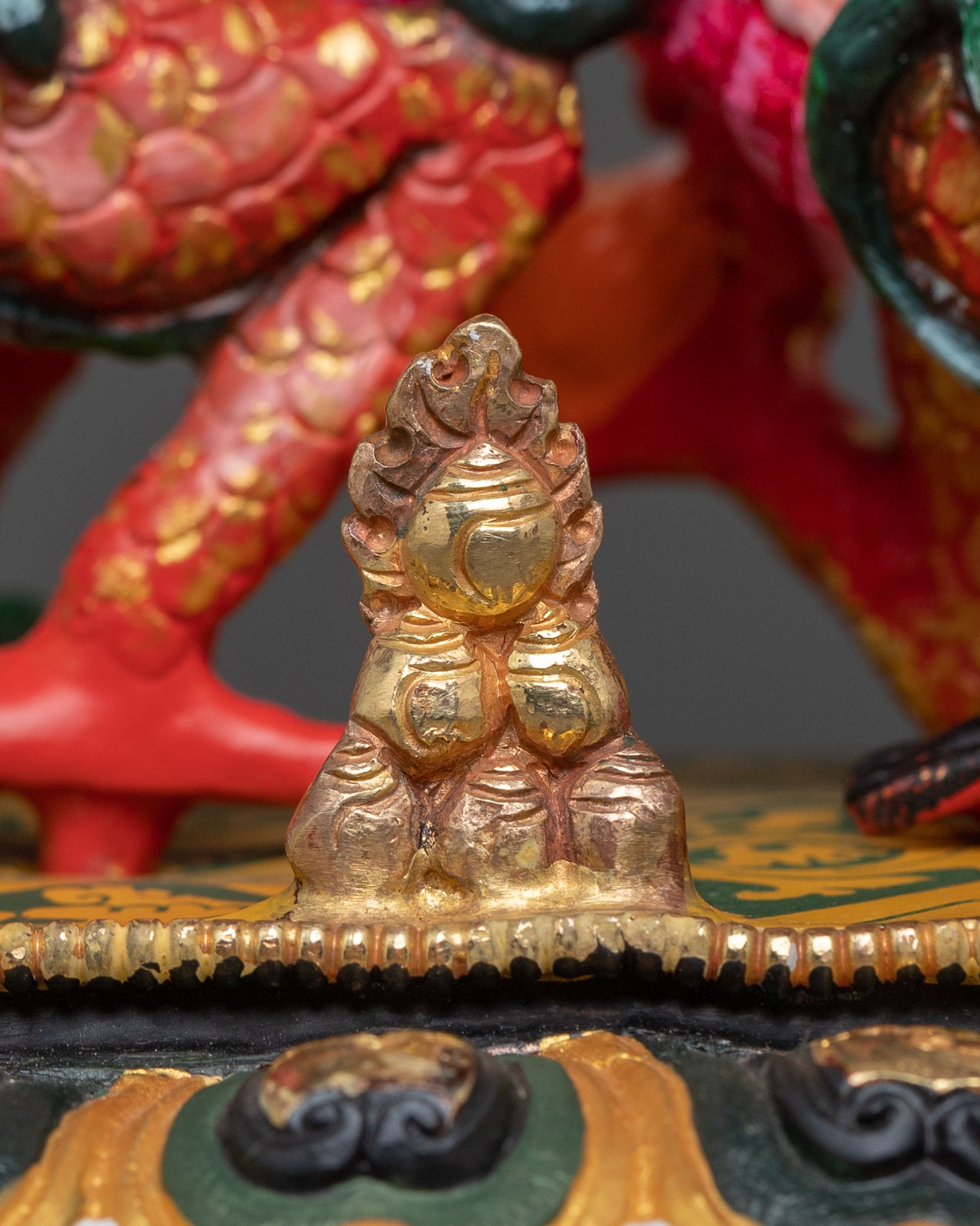 White Dzambhala Sacred Idol for Financial Blessings & Good Fortune