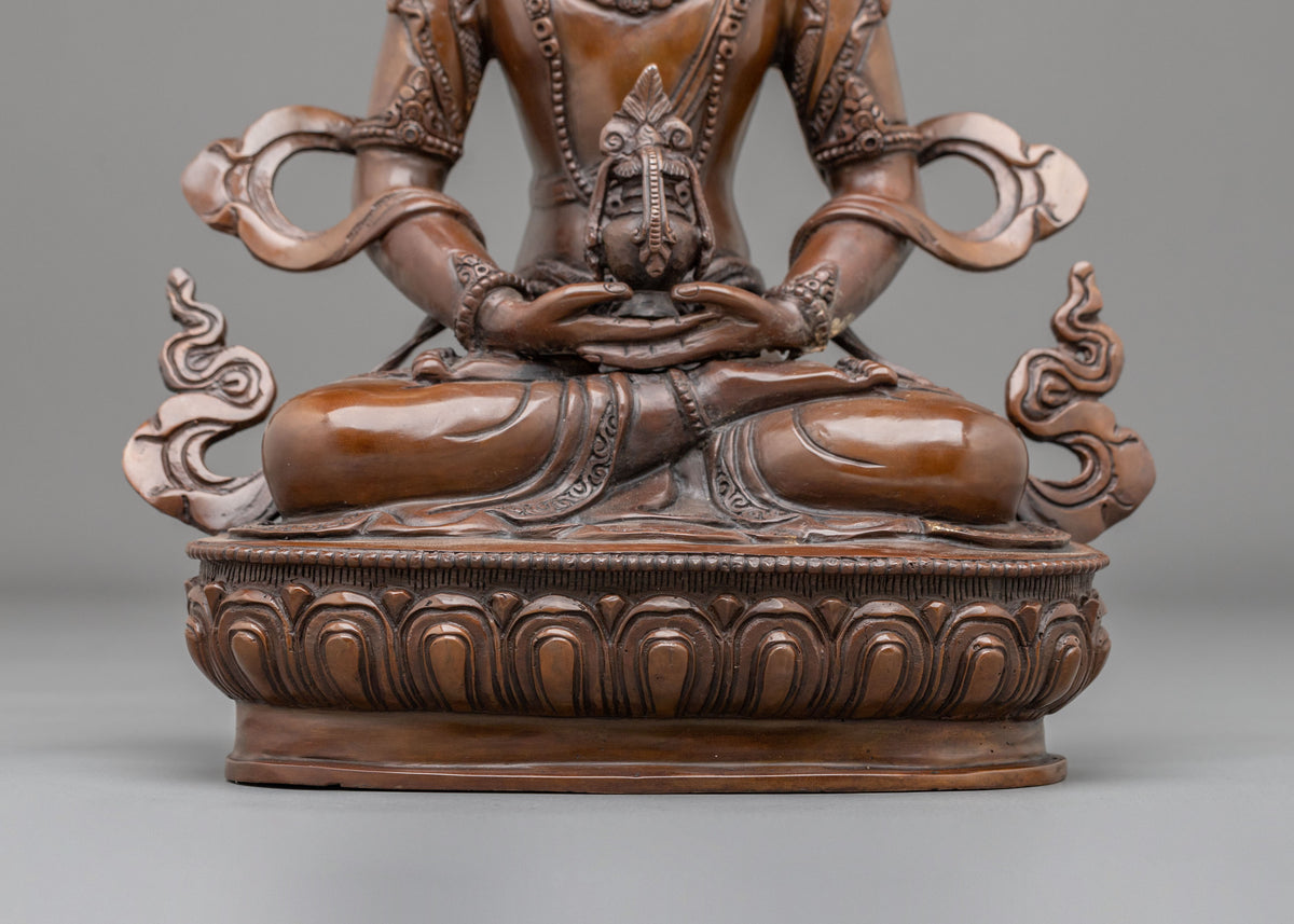 Handmade Amitayus Oxidized Sculpture | Made in Nepal