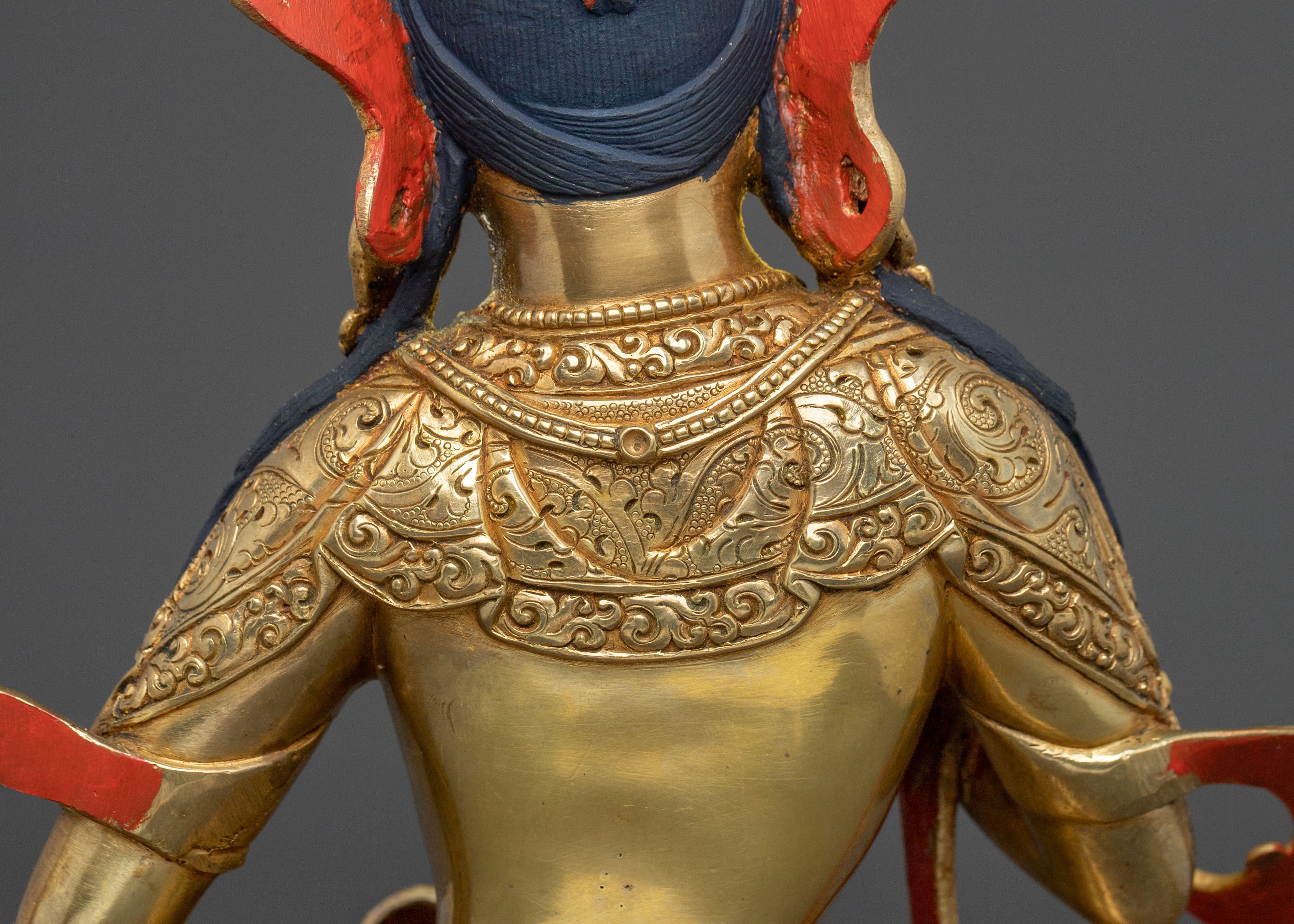 Vajrasattva Golden Statue | Spiritual Protection