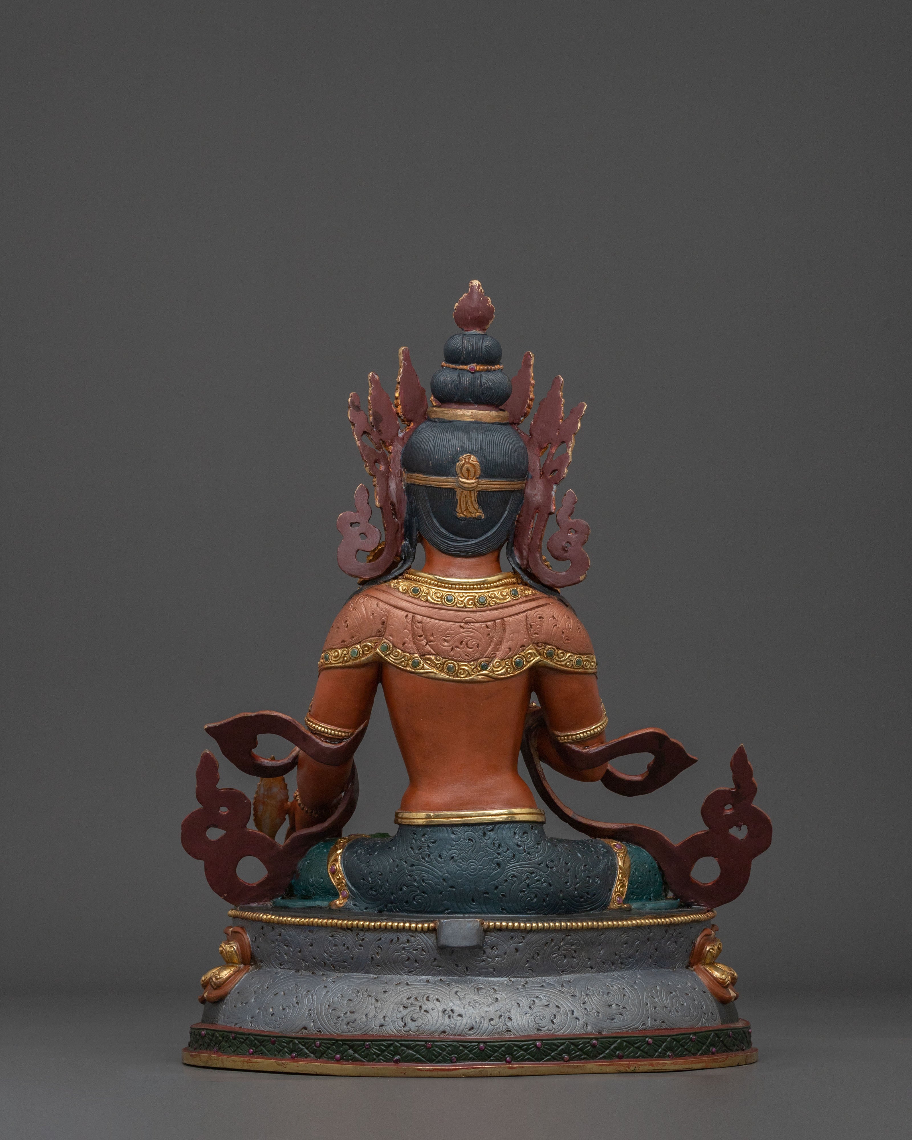 Kshitigarbha Buddhist Sculpture | Meditation Altar Decor