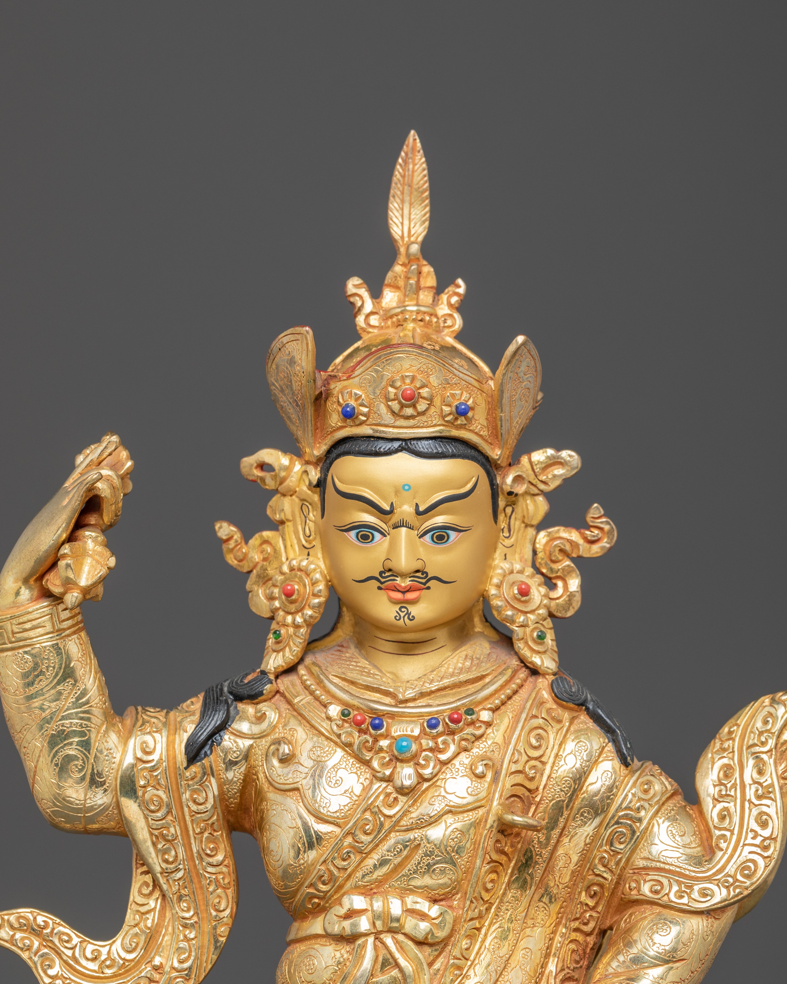 Handcrafted Sculpture of Standing Guru Rinpoche