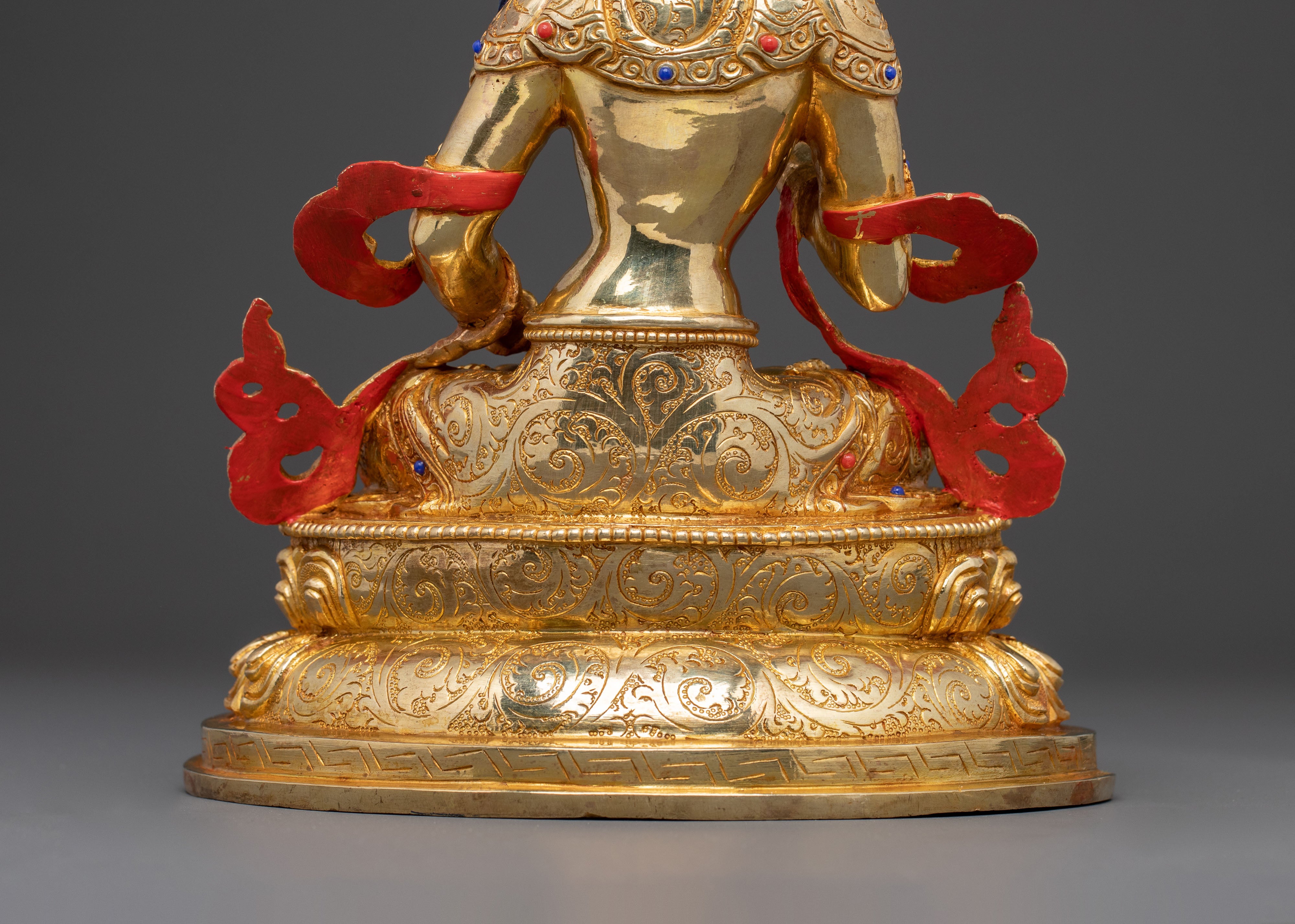 The Divine Vajrasattva Statue: Handcrafted Copper & Gold