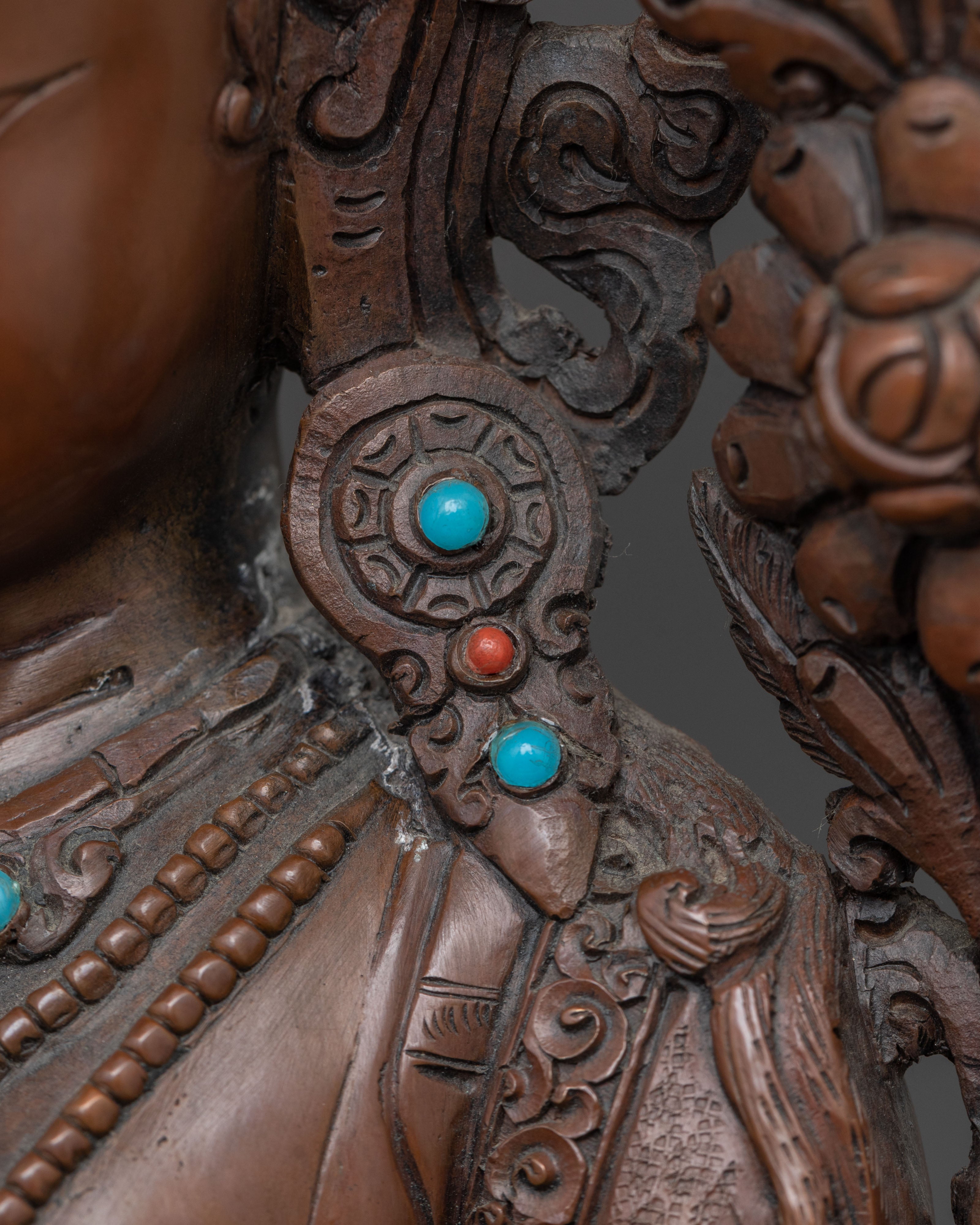 White Tara Copper Statue for Spiritual Decor | Traditional Sculpture