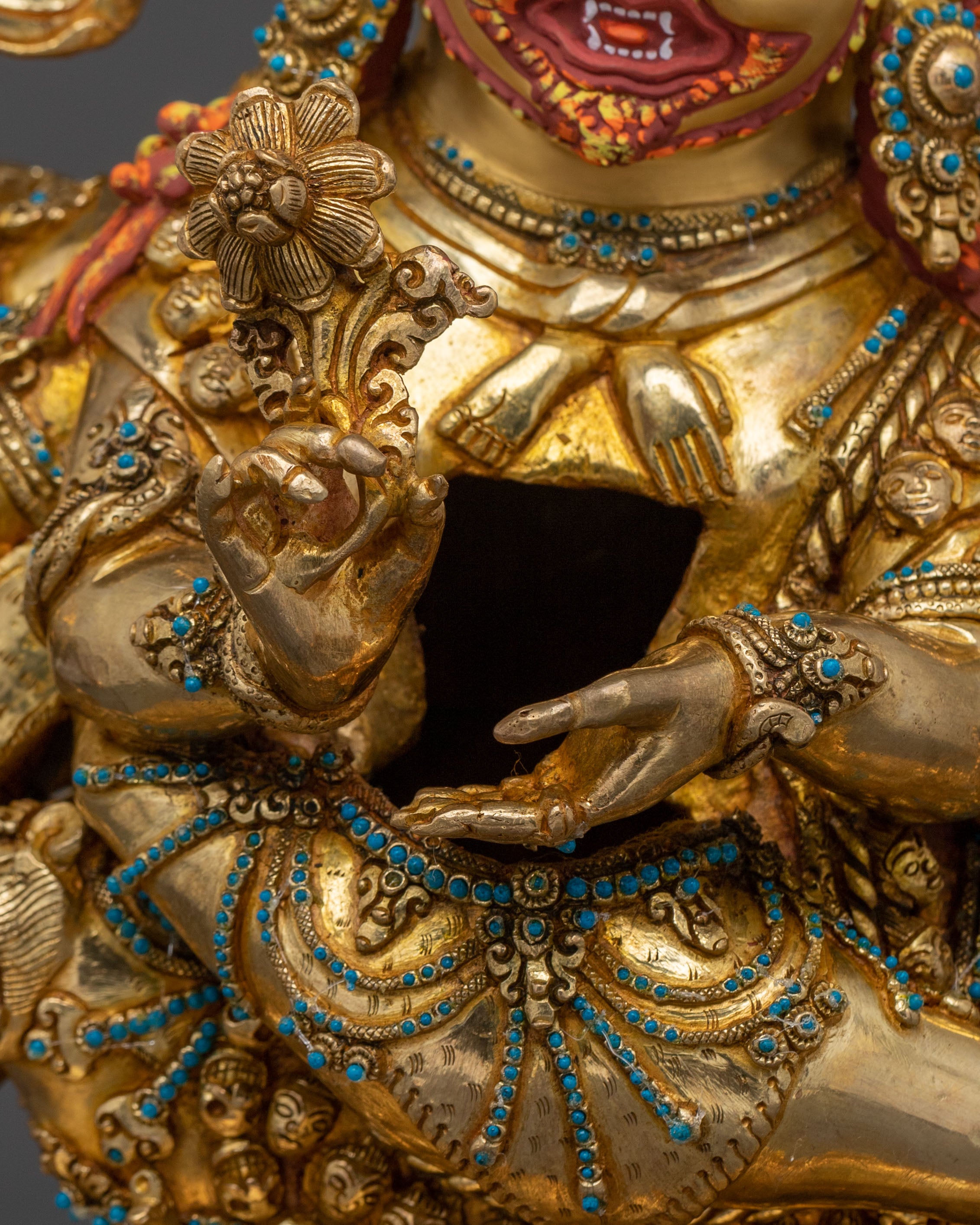 Hayagriva Wrathful Deity Statue | Handmade Tibetan Himalayan Altar