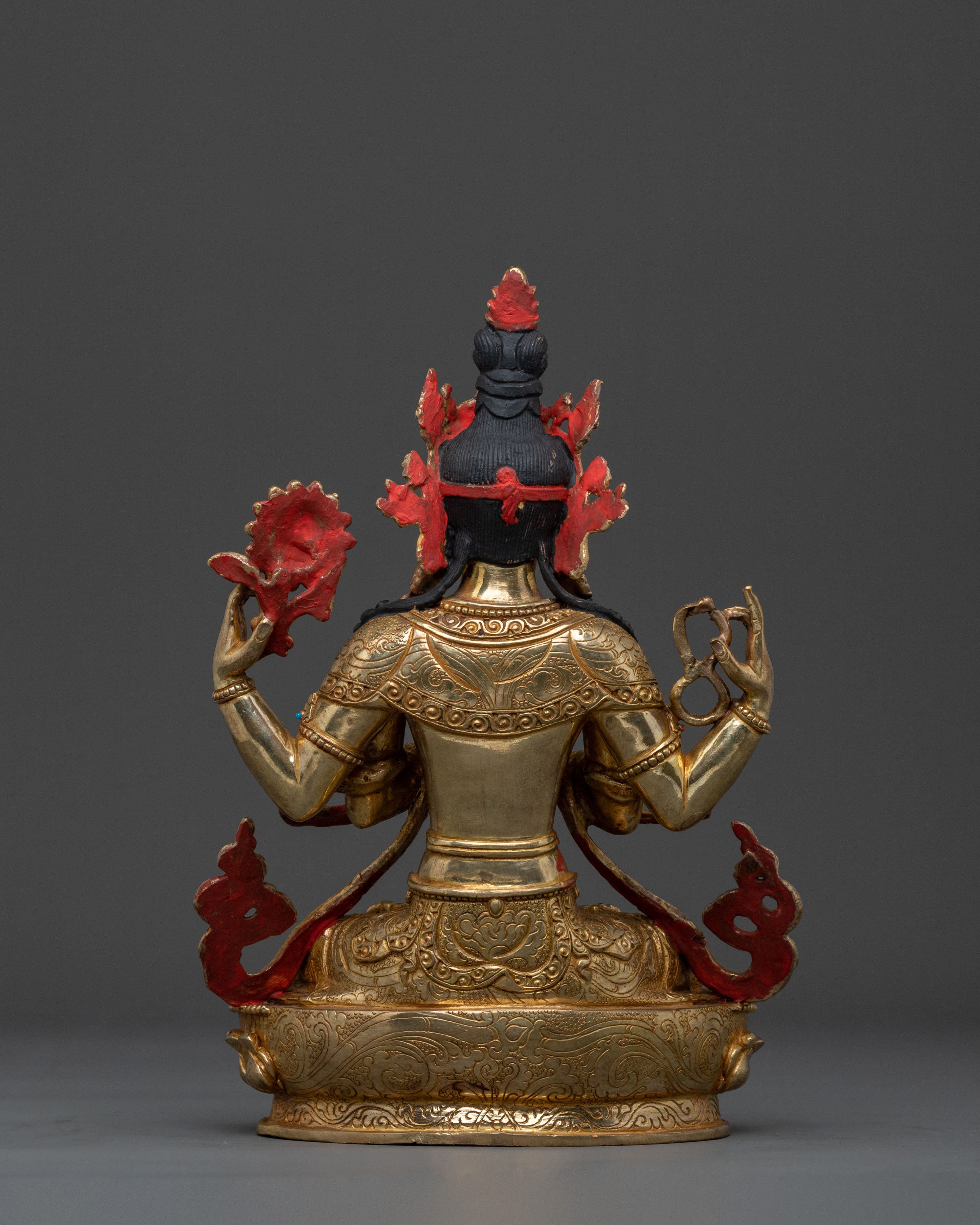 Four-Armed Chenrezig Statue | Home Decor